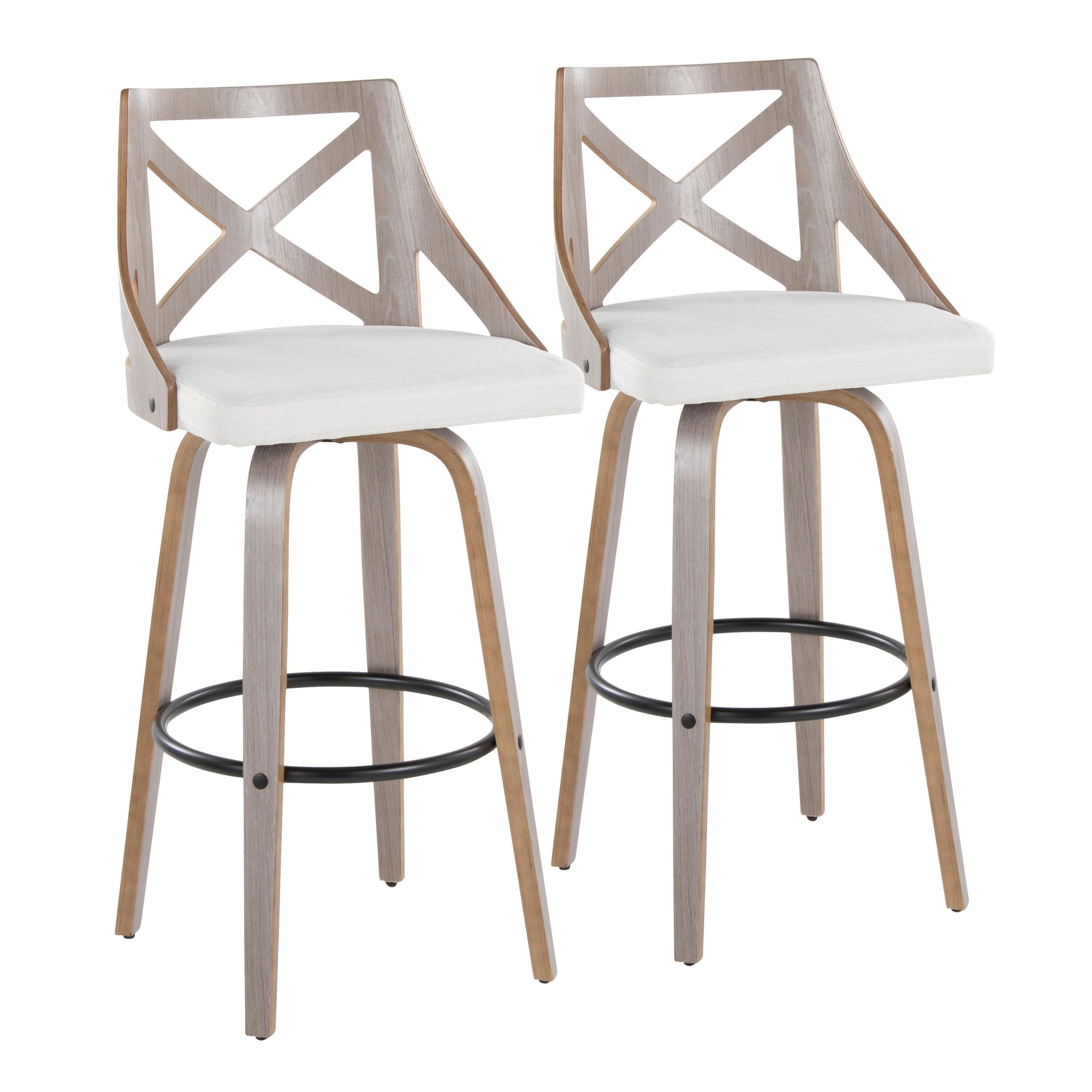Charlotte-Farmhouse-Light-Grey-Swivel-Barstools-w-Black-Metal-Footrest-Set-of-2-2