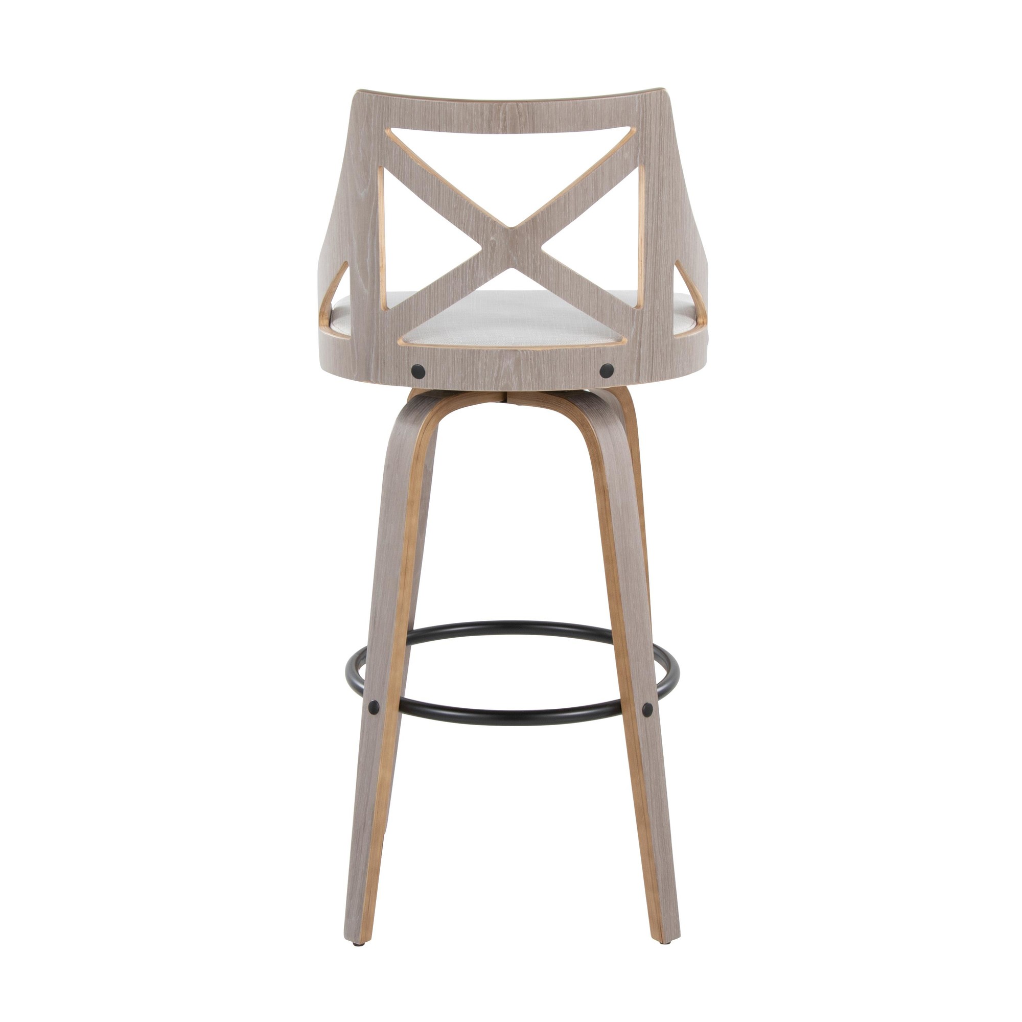 Charlotte-Farmhouse-Light-Grey-Swivel-Barstools-w-Black-Metal-Footrest-Set-of-2-6