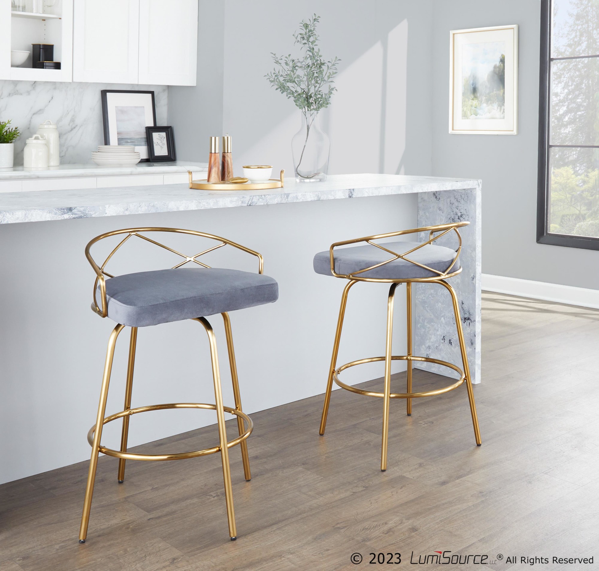 Charlotte-Glam-26-Grey-Velvet-Swivel-Counter-Stools-Set-of-2-2