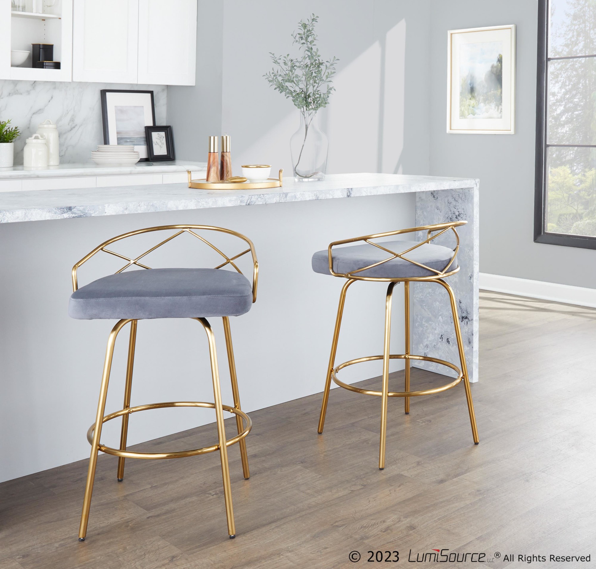 Charlotte-Glam-26-Grey-Velvet-Swivel-Counter-Stools-Set-of-2-3