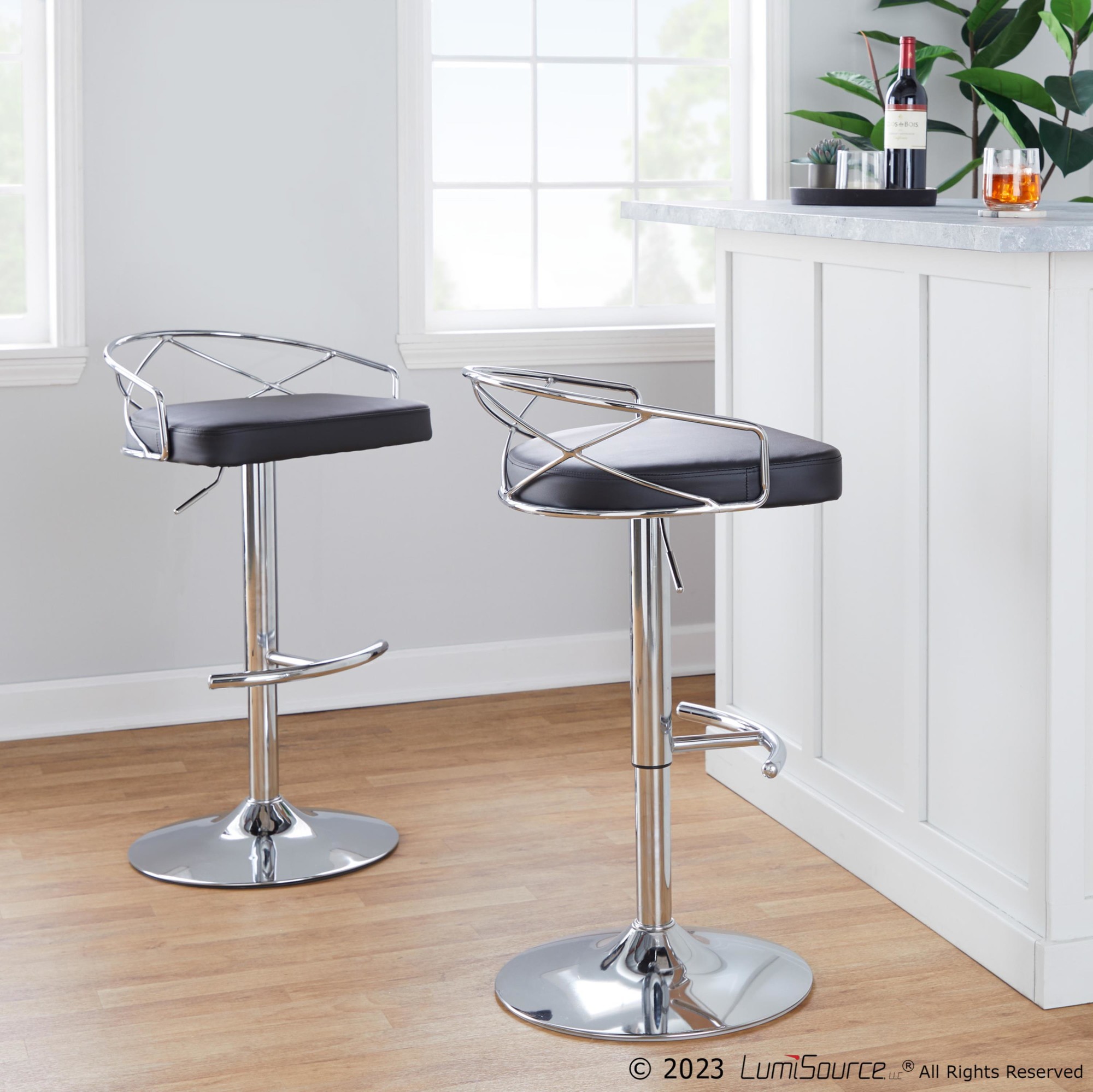 Charlotte-Glam-Chrome-Black-Swivel-Adjustable-Barstools-Set-of-2-1