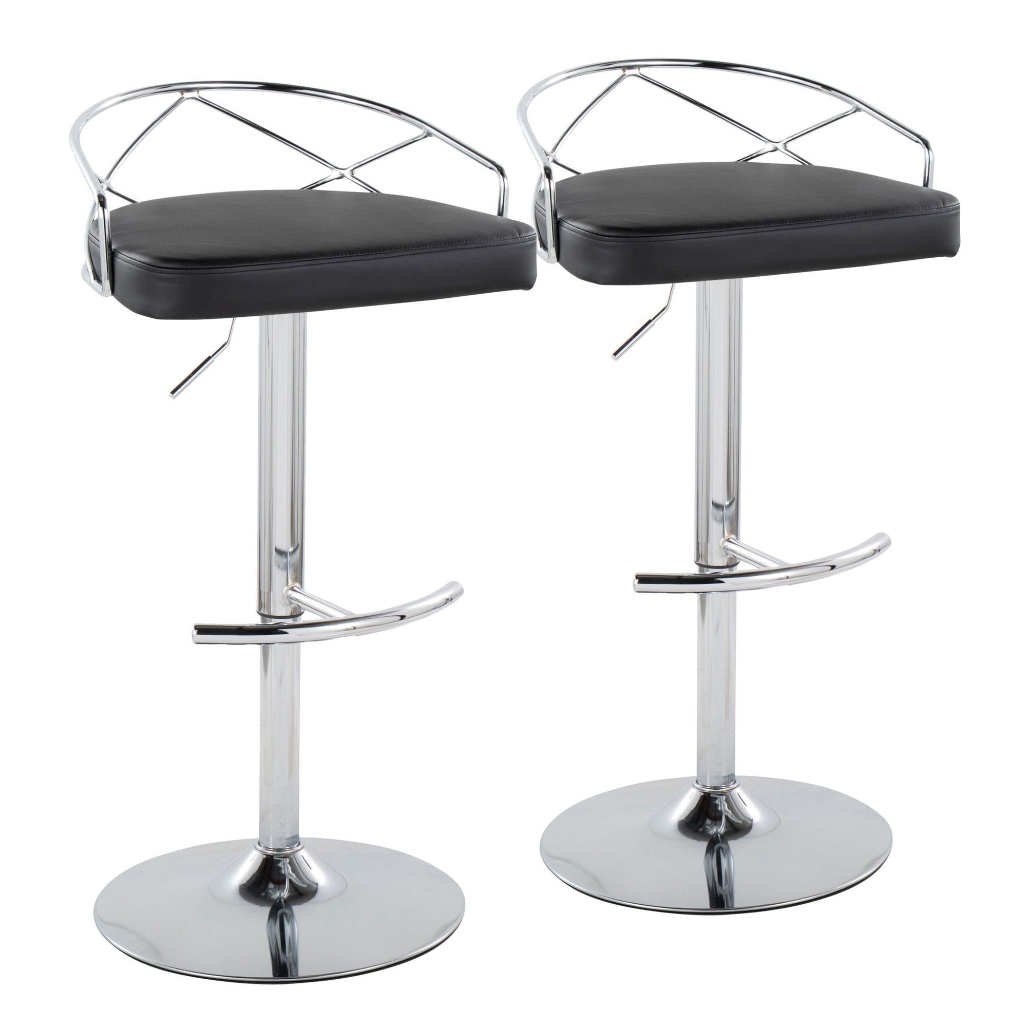 Charlotte-Glam-Chrome-Black-Swivel-Adjustable-Barstools-Set-of-2-4