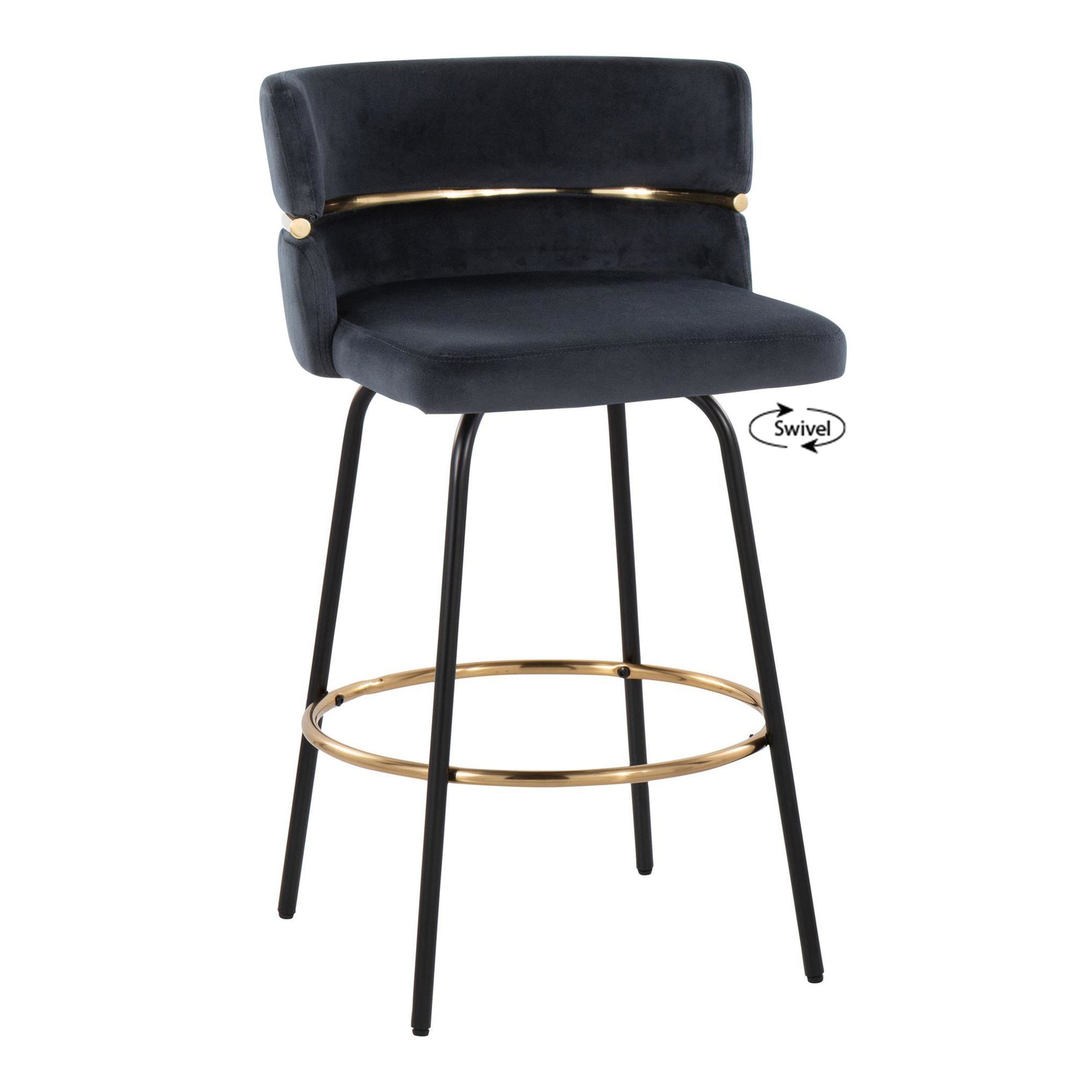 Cinch-26-Black-Velvet-Contemporary-Swivel-Counter-Stools-Set-of-2-5