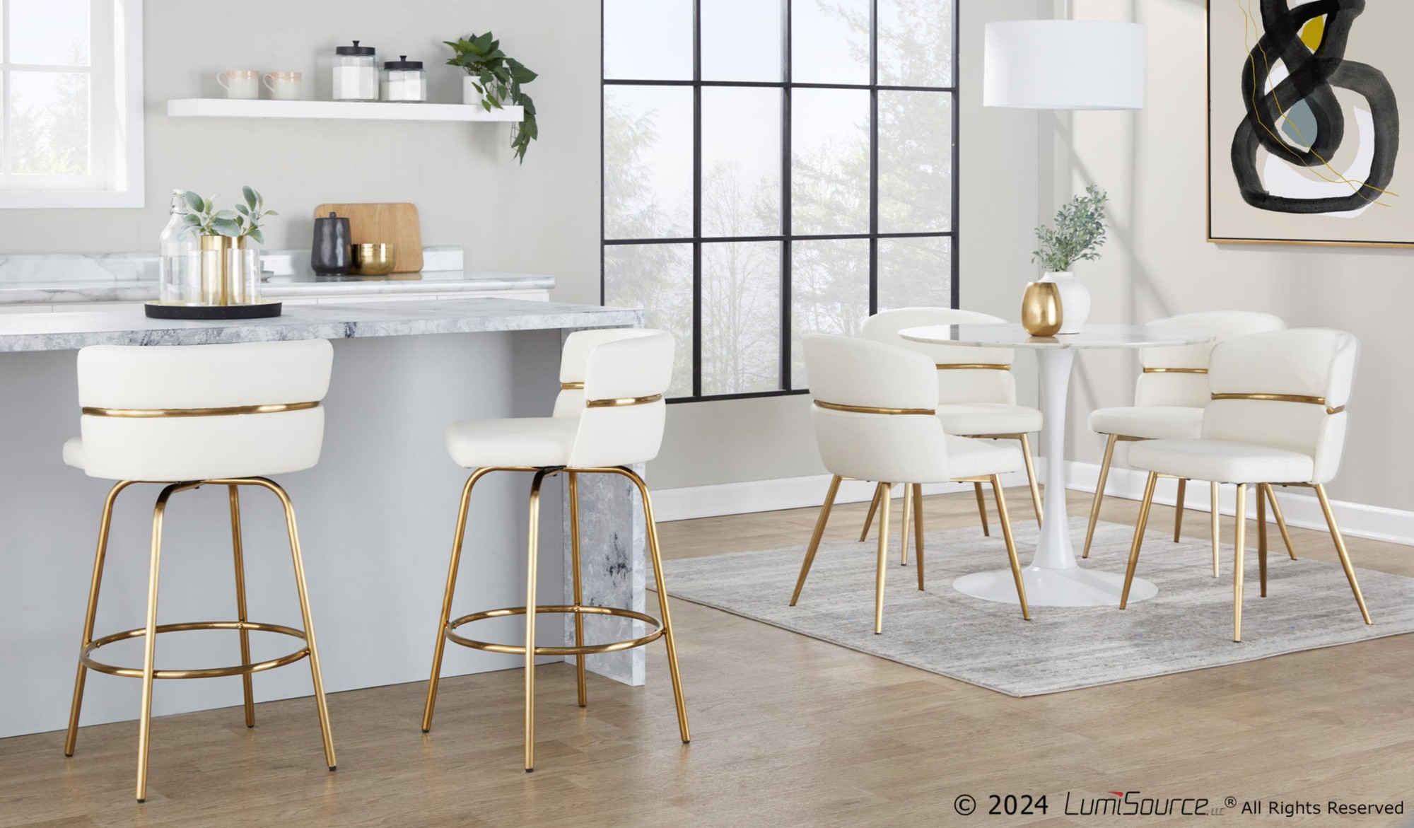 Cinch-26-Gold-Metal-White-Contemporary-Counter-Stools-Set-of-2-2