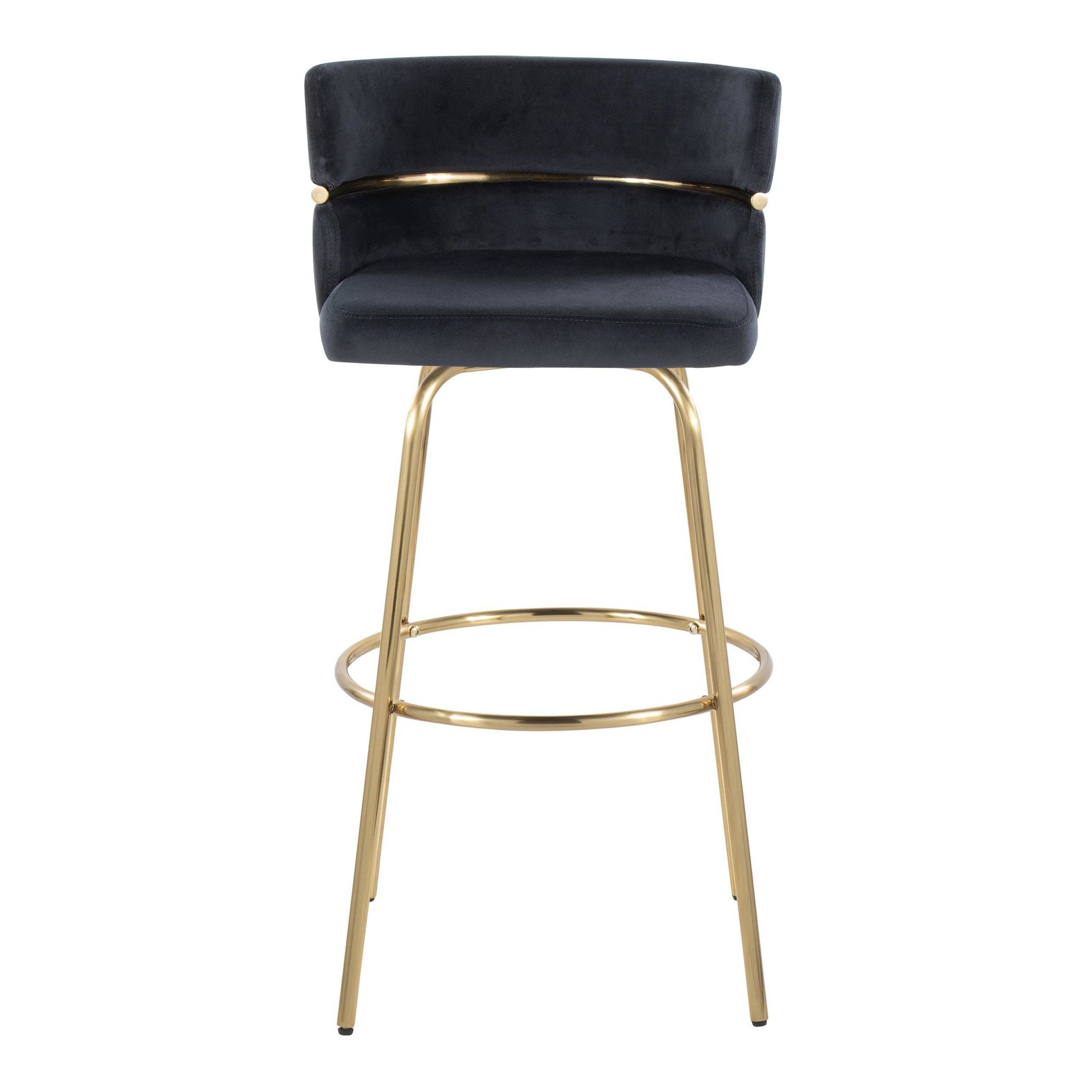 Cinch-30-Gold-Black-Velvet-Glam-Swivel-Barstools-Set-of-2-9