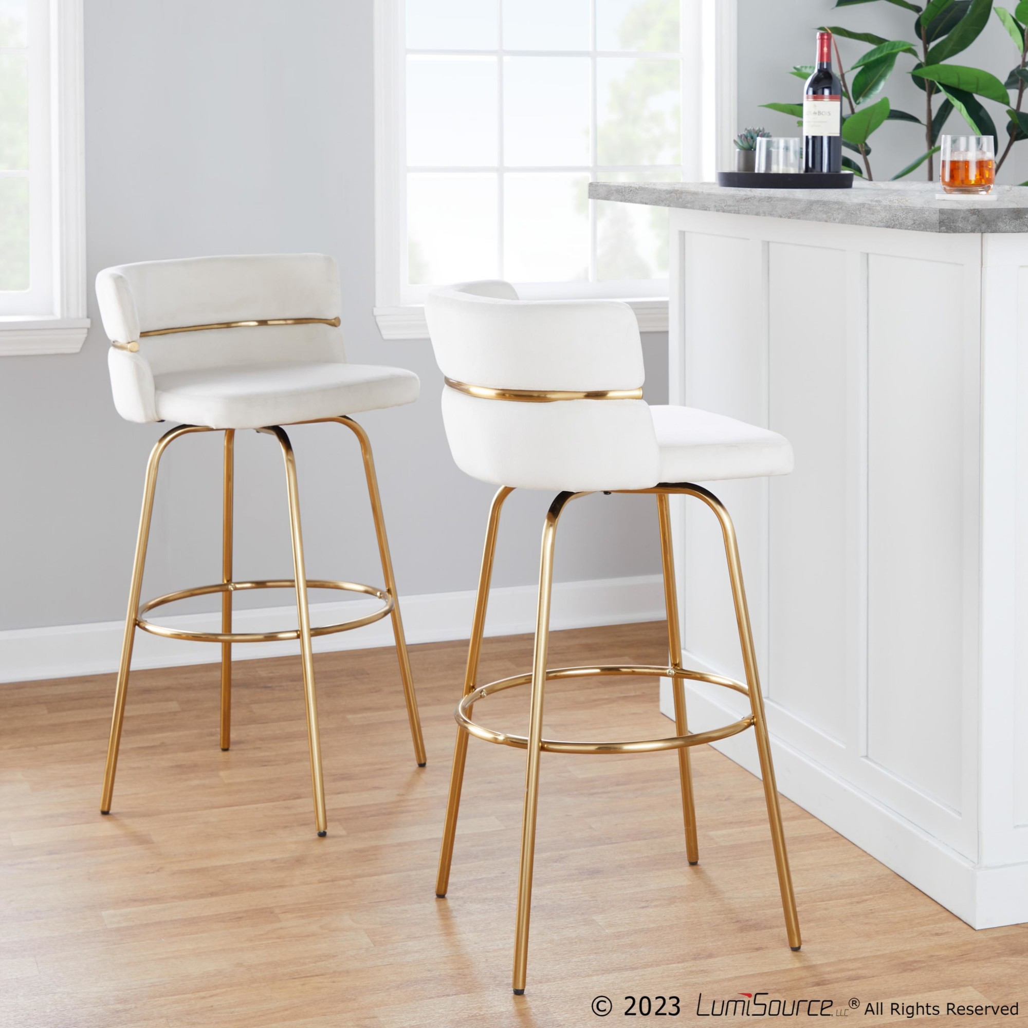 Cinch-30-Gold-Cream-Velvet-Swivel-Barstools-Set-of-2-1