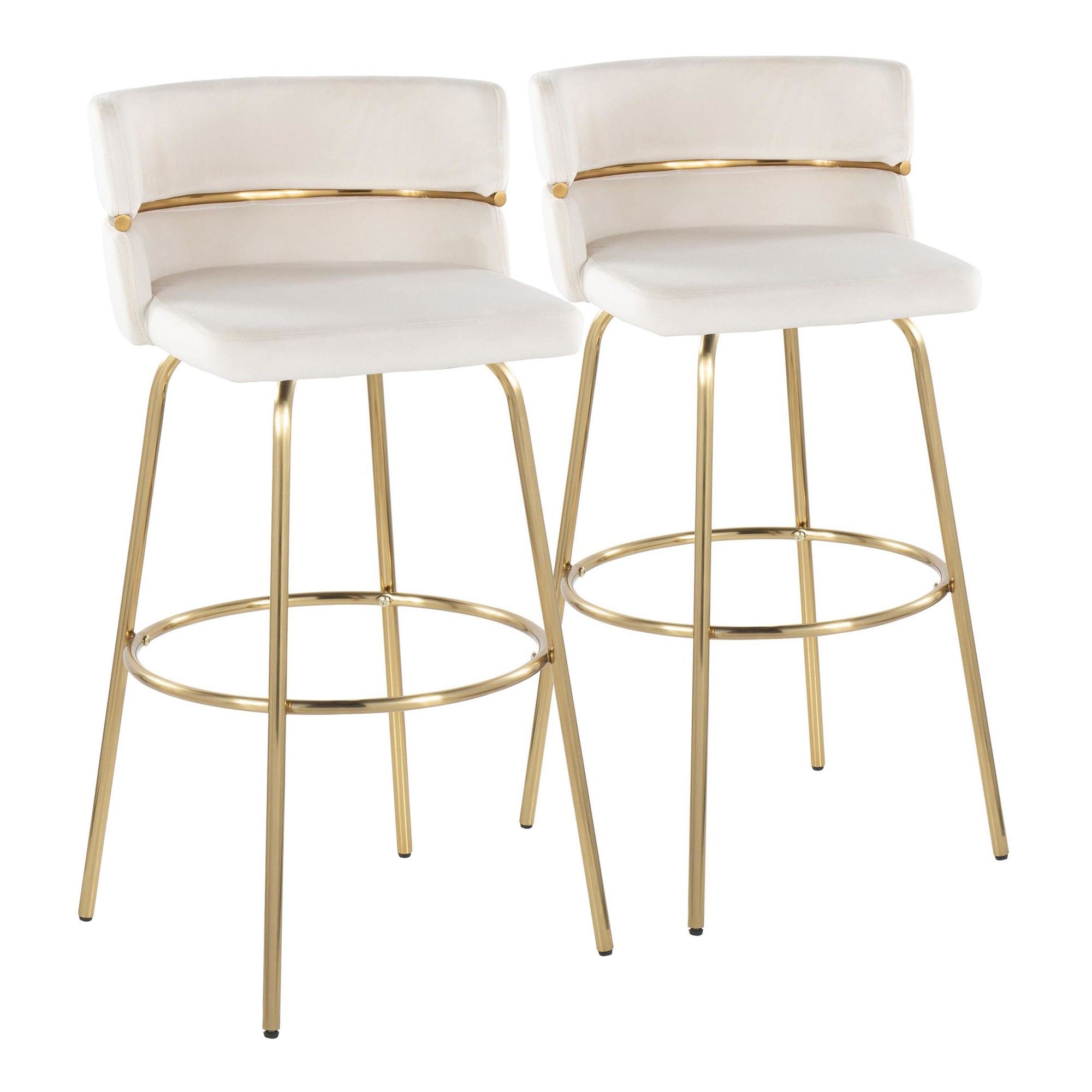 Cinch-30-Gold-Cream-Velvet-Swivel-Barstools-Set-of-2-4