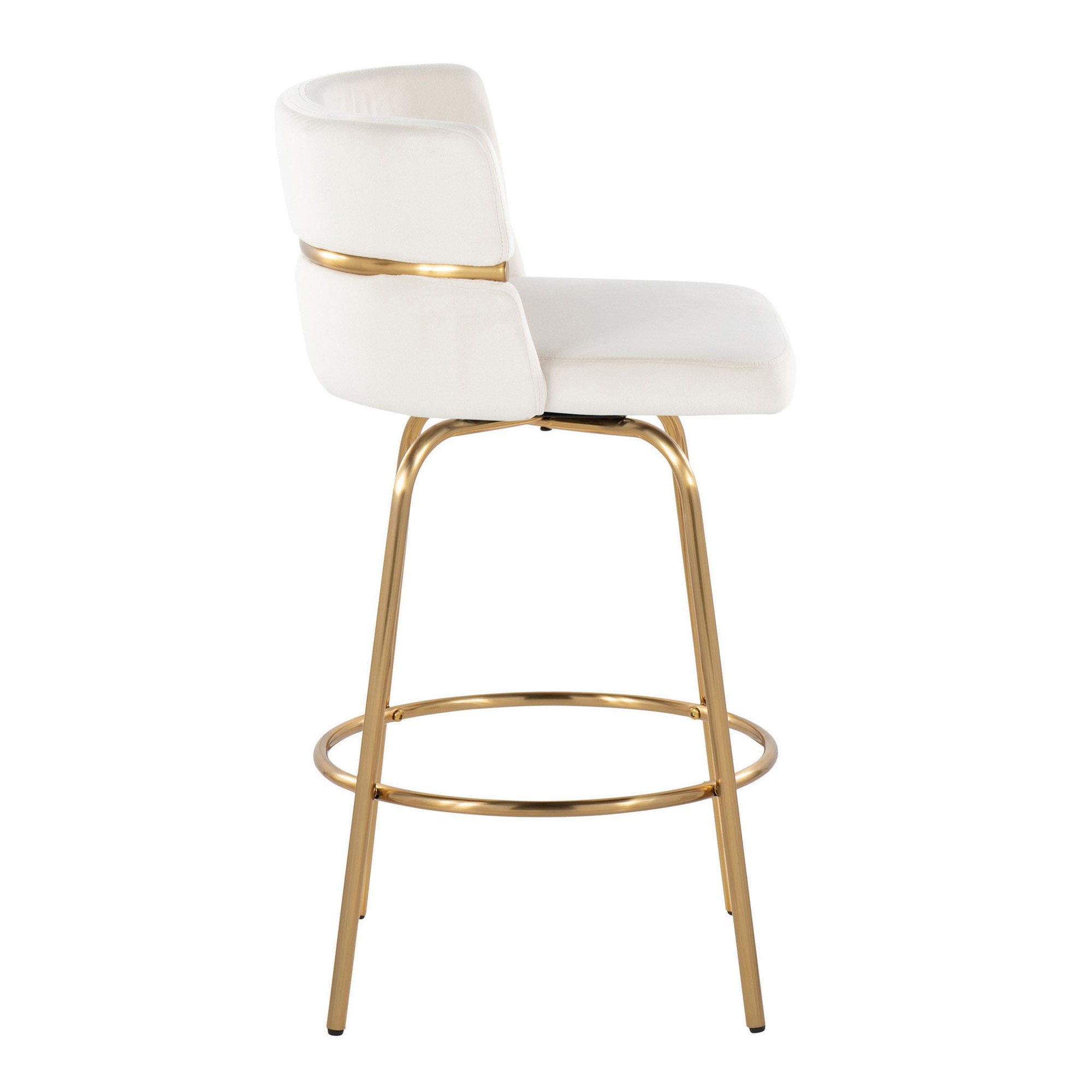 Cinch-Claire-26-Gold-Cream-Velvet-Swivel-Stools-Set-of-2-10