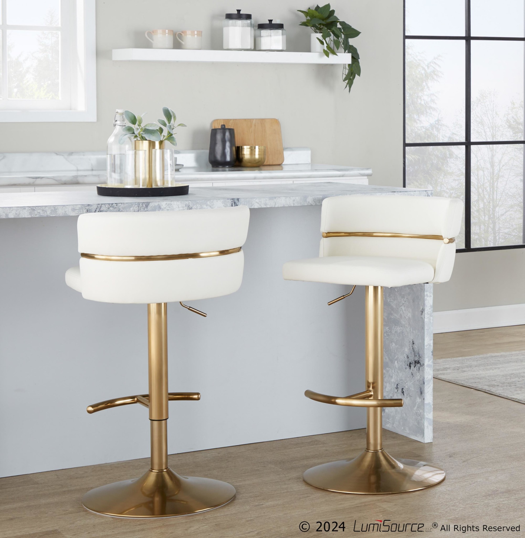 Cinch-Gold-and-White-Faux-Leather-Swivel-Barstools-Set-of-2-2