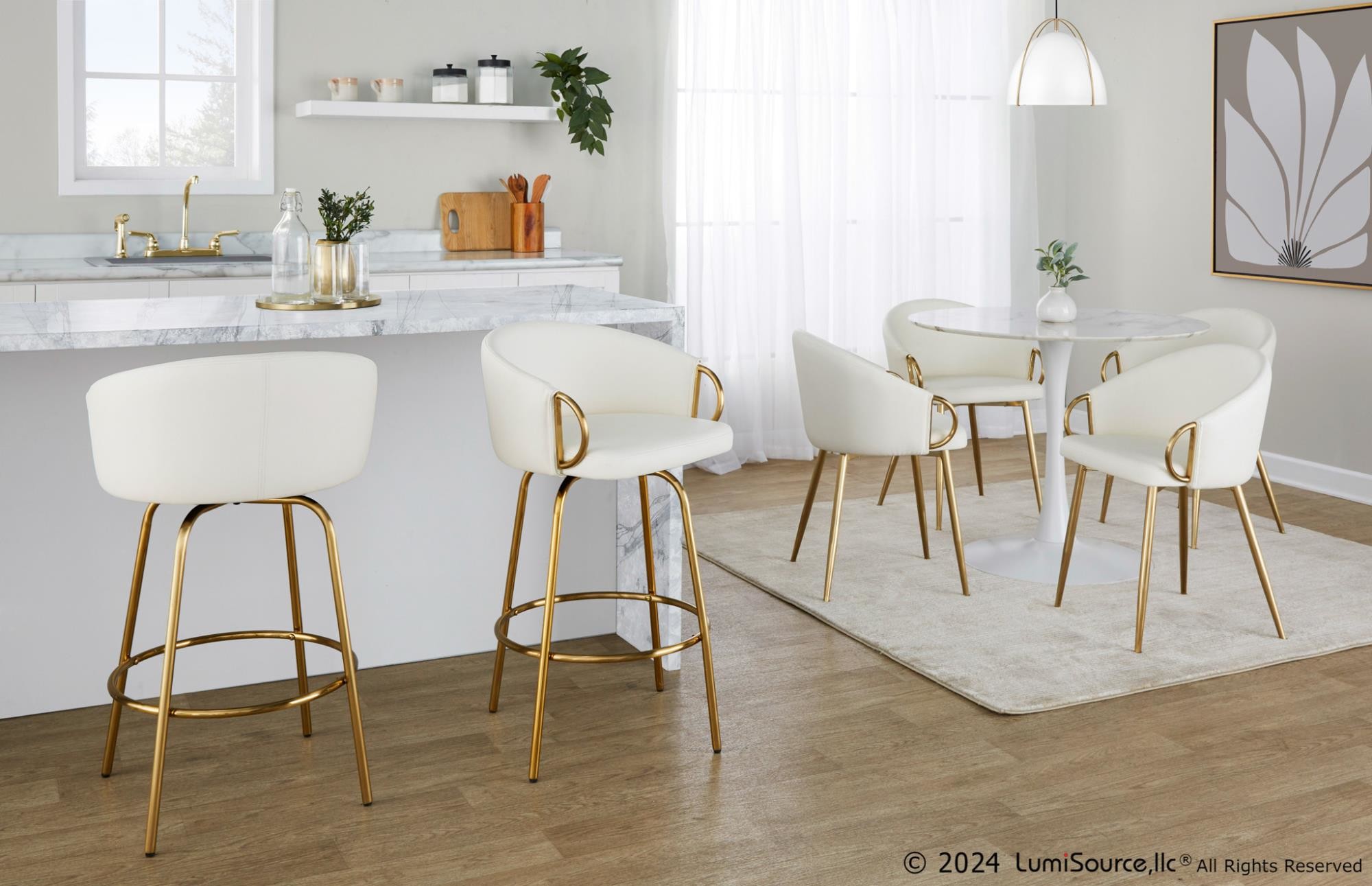 Claire-26-Gold-and-White-Contemporary-Swivel-Stools-Set-of-2-3