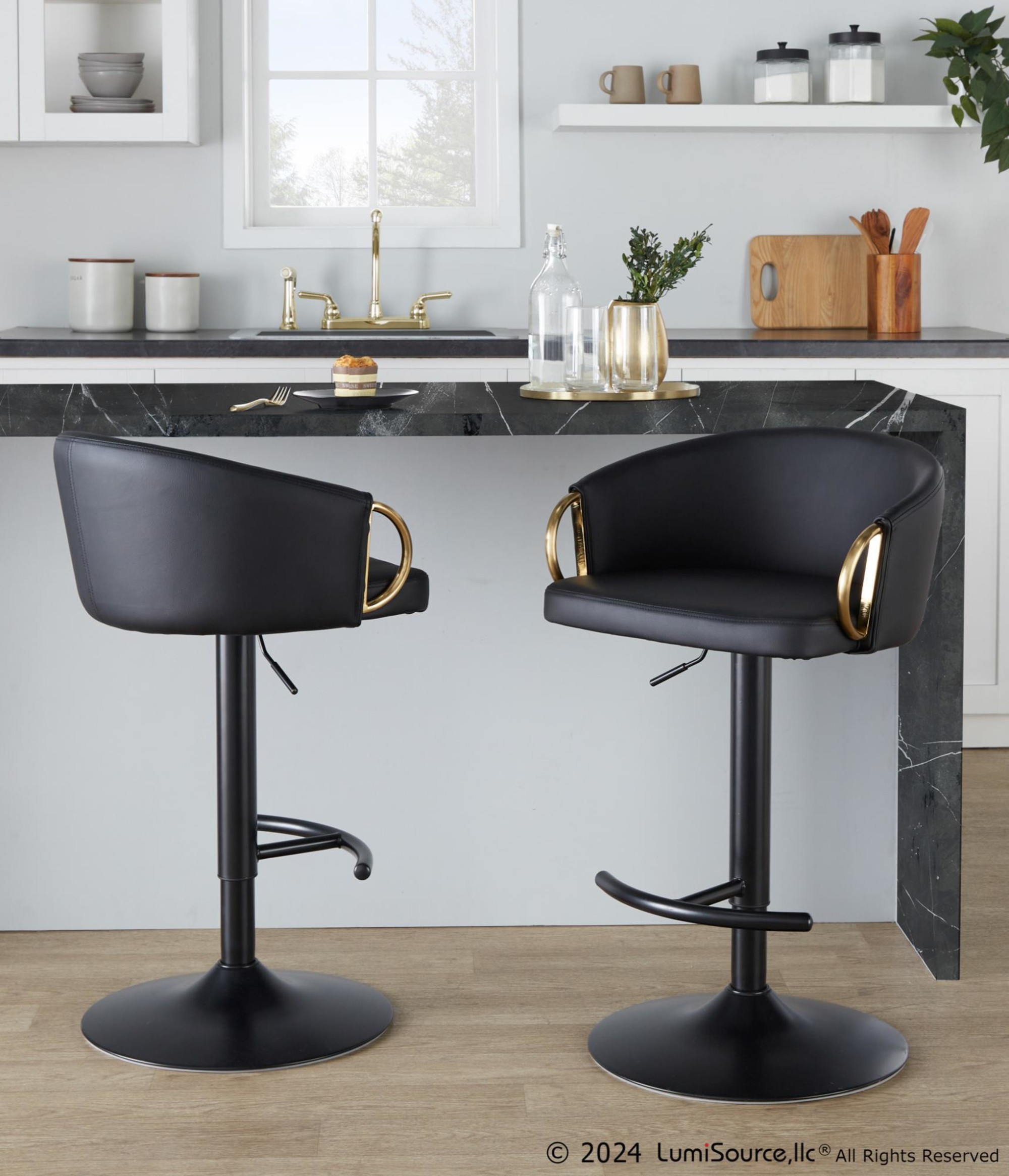 Claire-Black-Faux-Leather-Gold-Metal-Contemporary-Barstool-Set-of-2