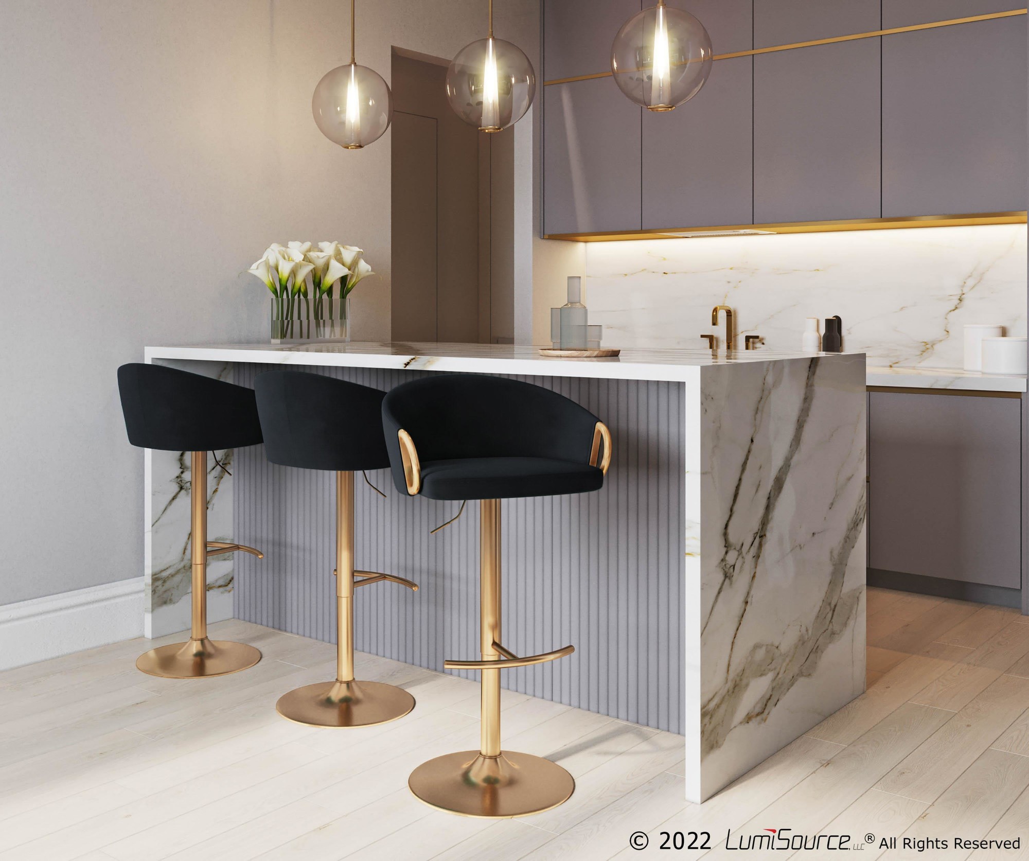 Claire-Gold-and-Black-Velvet-Adjustable-Bar-Stools-Set-of-2