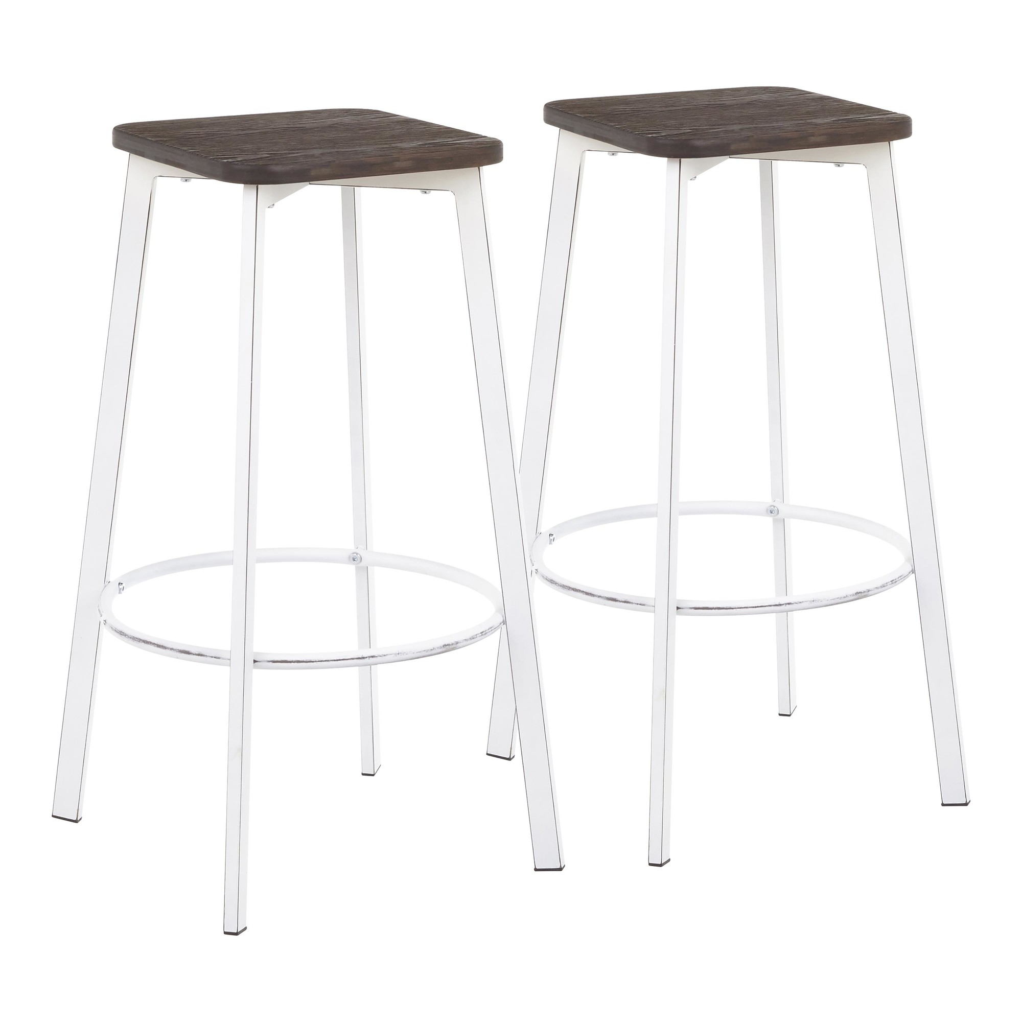 Clara-Industrial-White-Metal-Espresso-Wood-Square-Bar-Stools-Set-of-2