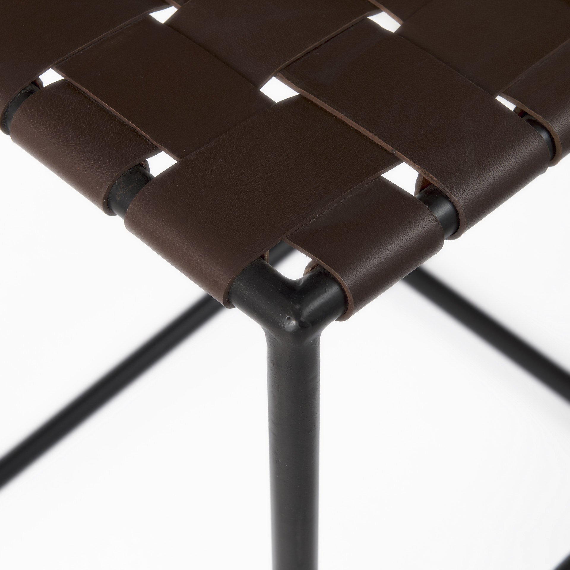 Clarissa-18.0L-x-16.0W-x-26.25H-Dark-Brown-Woven-Leather-Seat-W-Black-Iron-Frame-Counter-Stool-9