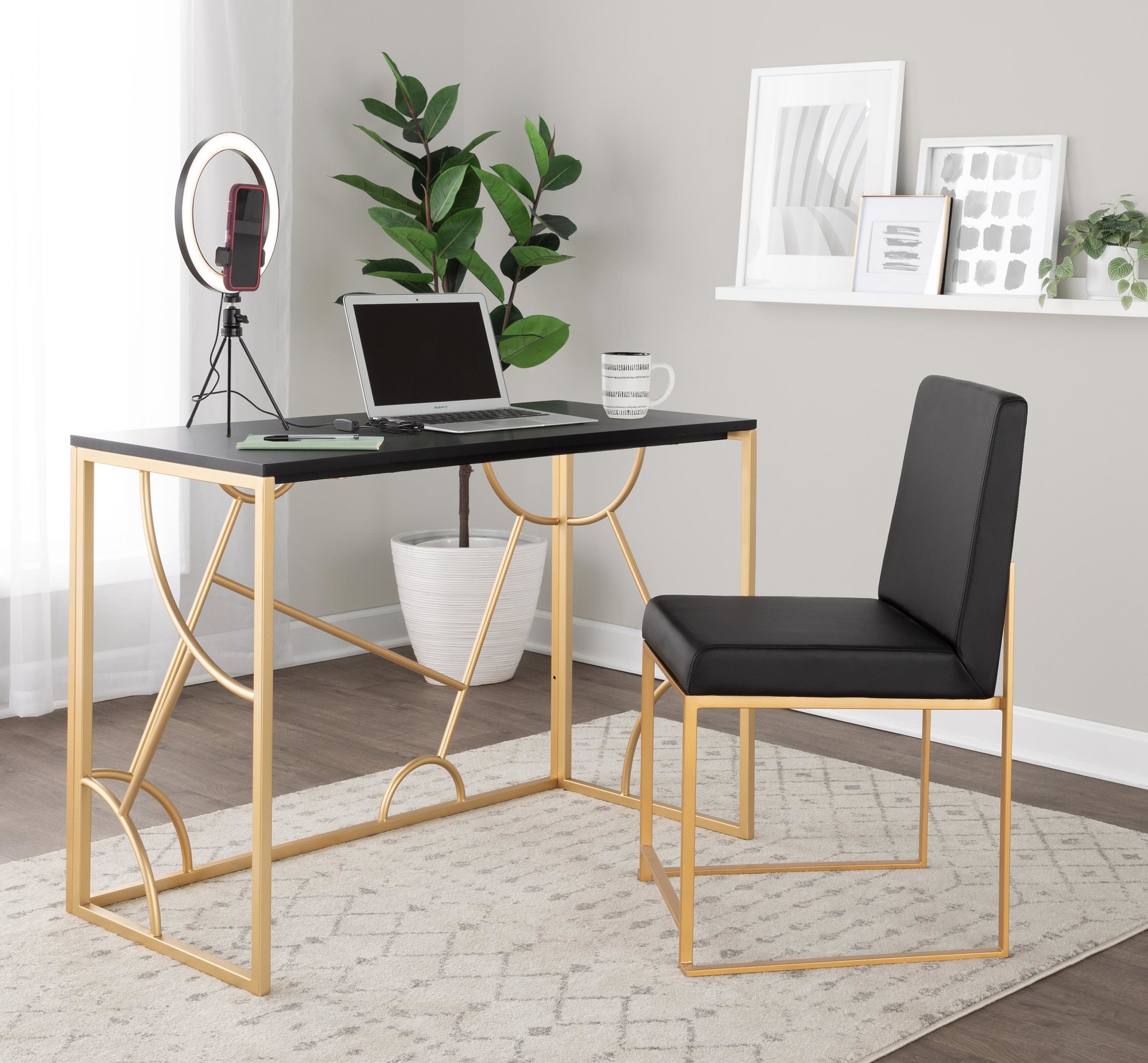 Constellation-Contemporary-Gold-and-Black-Desk-8