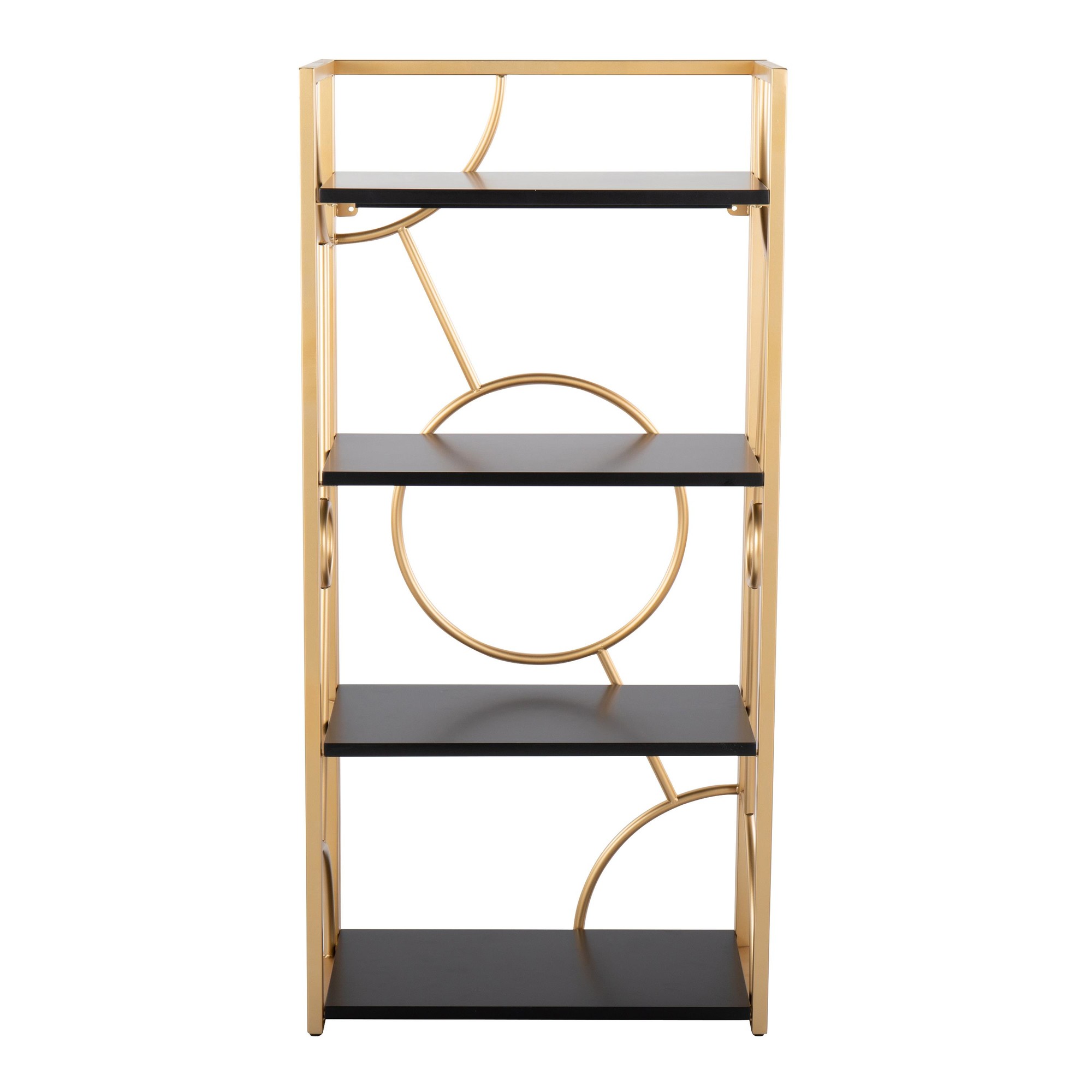Constellation-Contemporary-Gold-and-Black-Wood-Bookcase-6