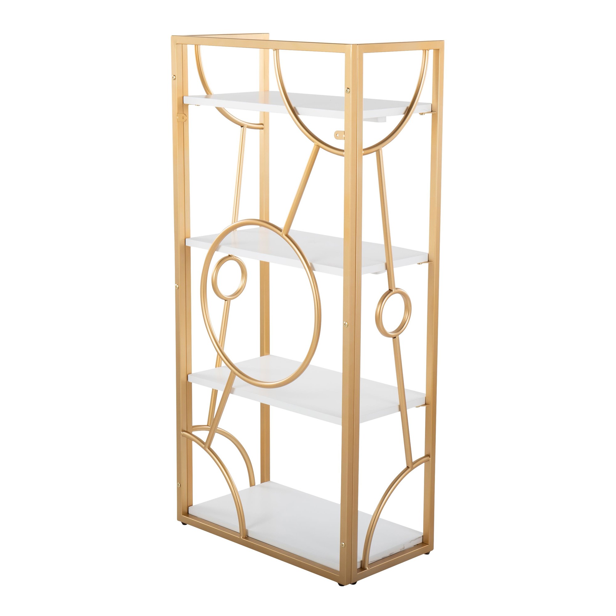 Constellation-Gold-and-White-Contemporary-Bookcase-5