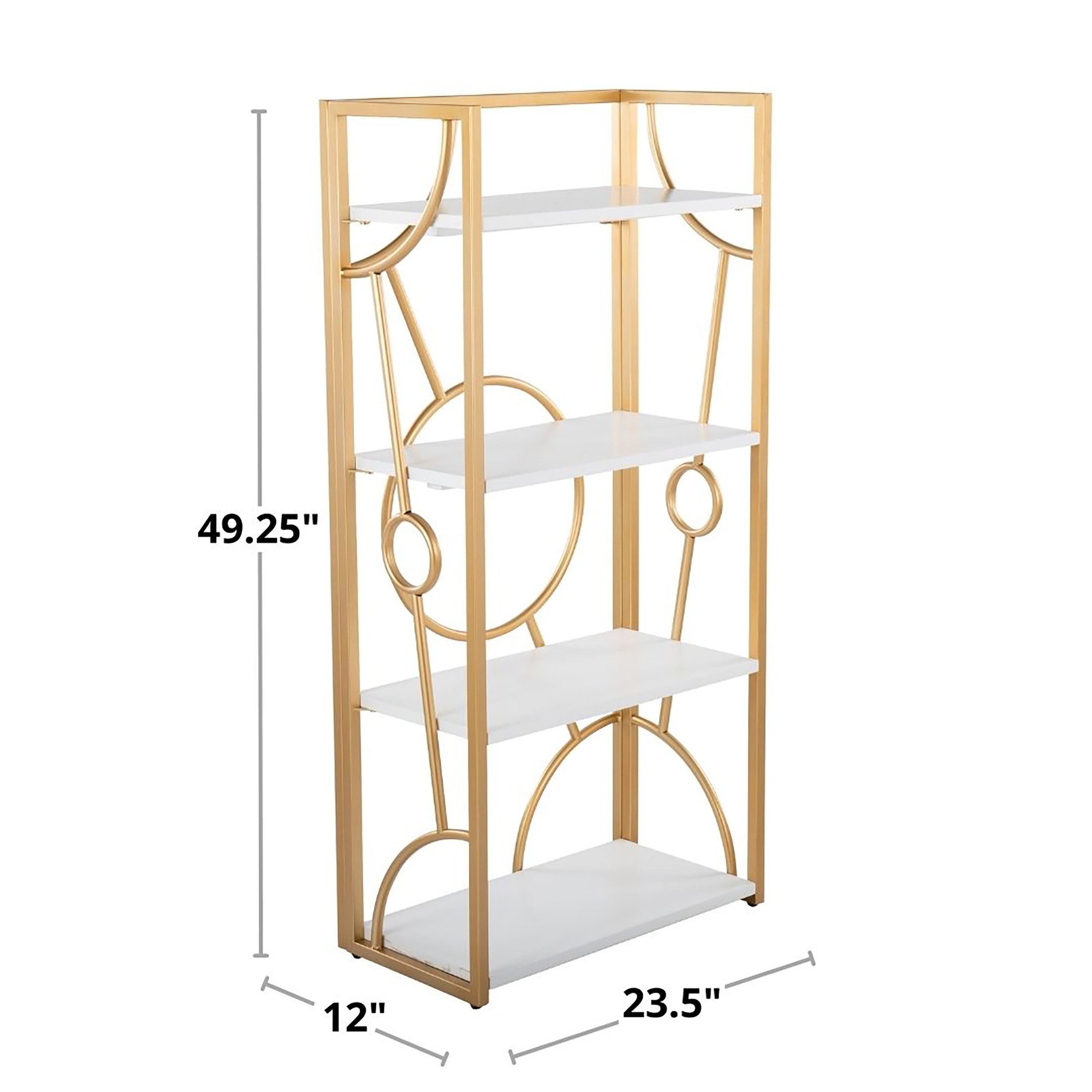 Constellation-Gold-and-White-Contemporary-Bookcase-9