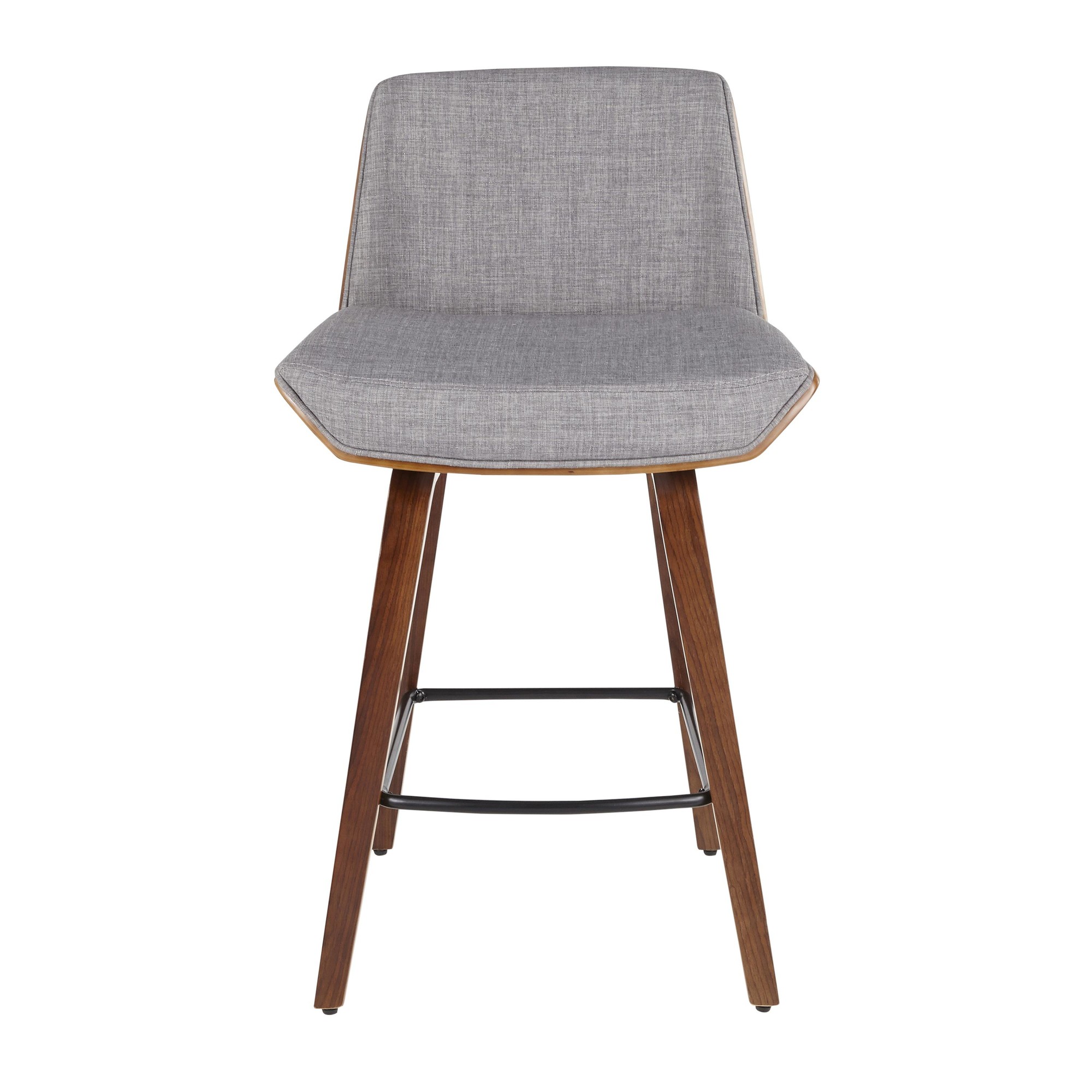 Corazza-Walnut-Wood-Light-Grey-Mid-Century-Modern-Counter-Stool-6
