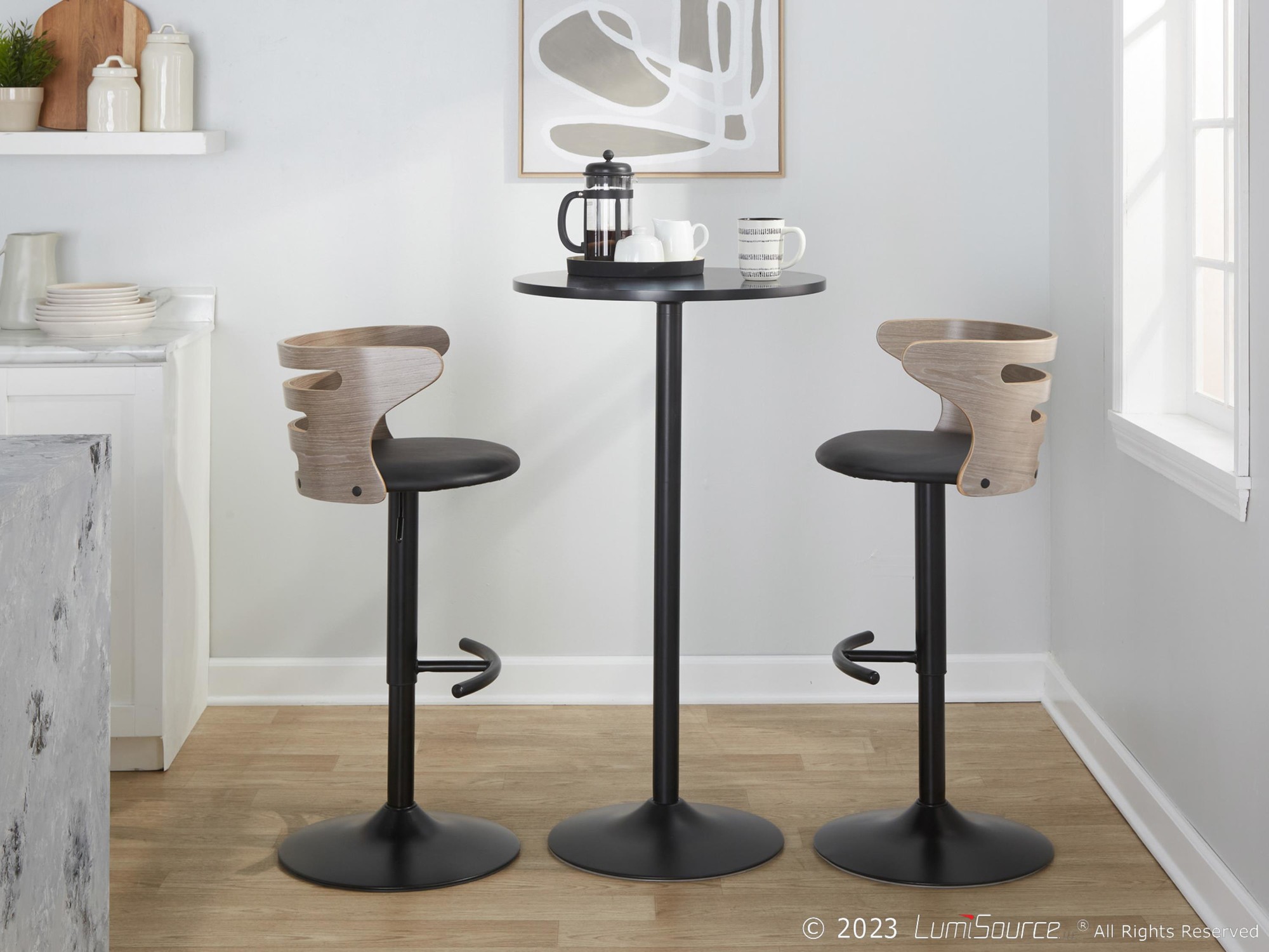 Cosi-Mid-Century-Modern-Adjustable-Barstool-Black-Light-Grey-Set-of-2-3