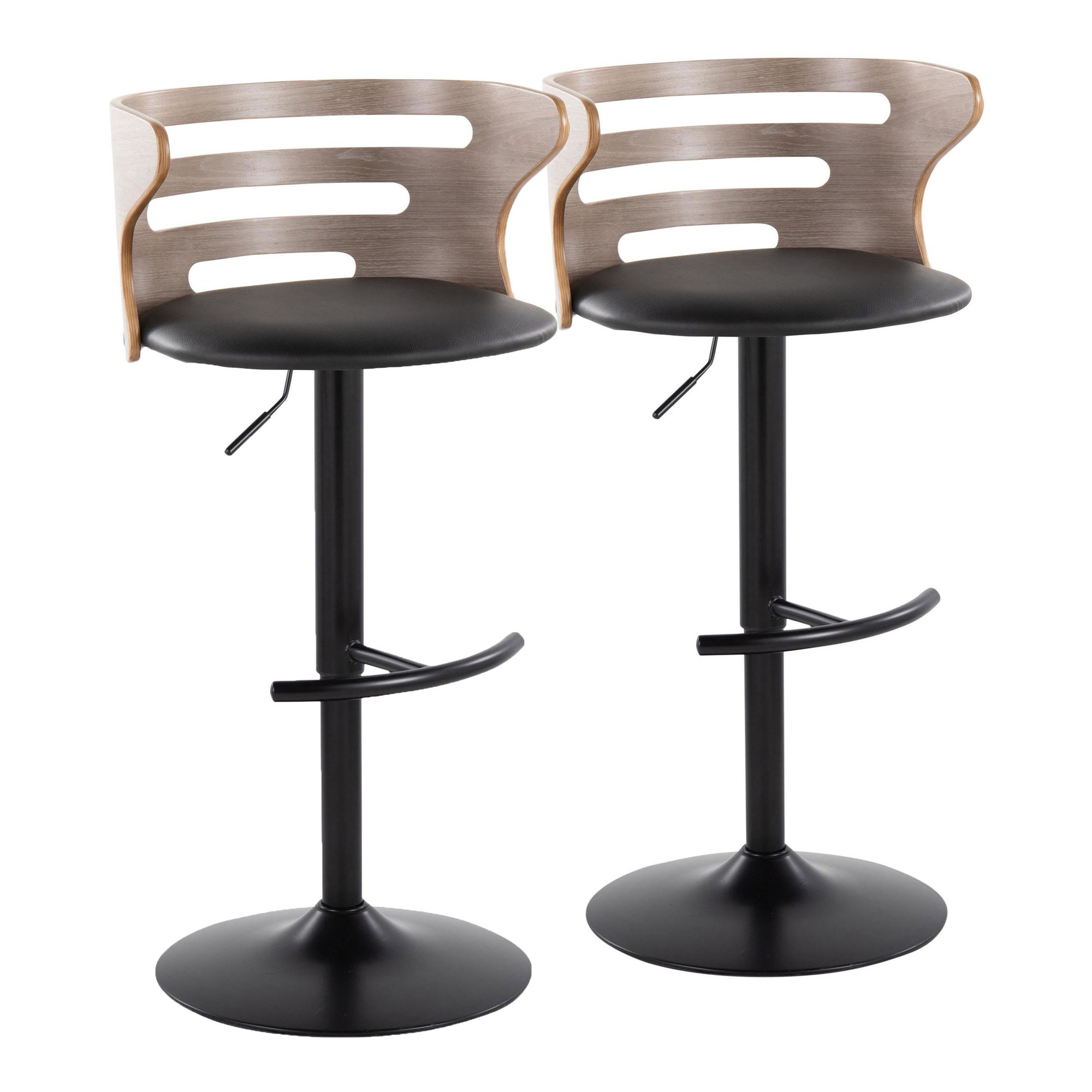 Cosi-Mid-Century-Modern-Adjustable-Barstool-Black-Light-Grey-Set-of-2-9
