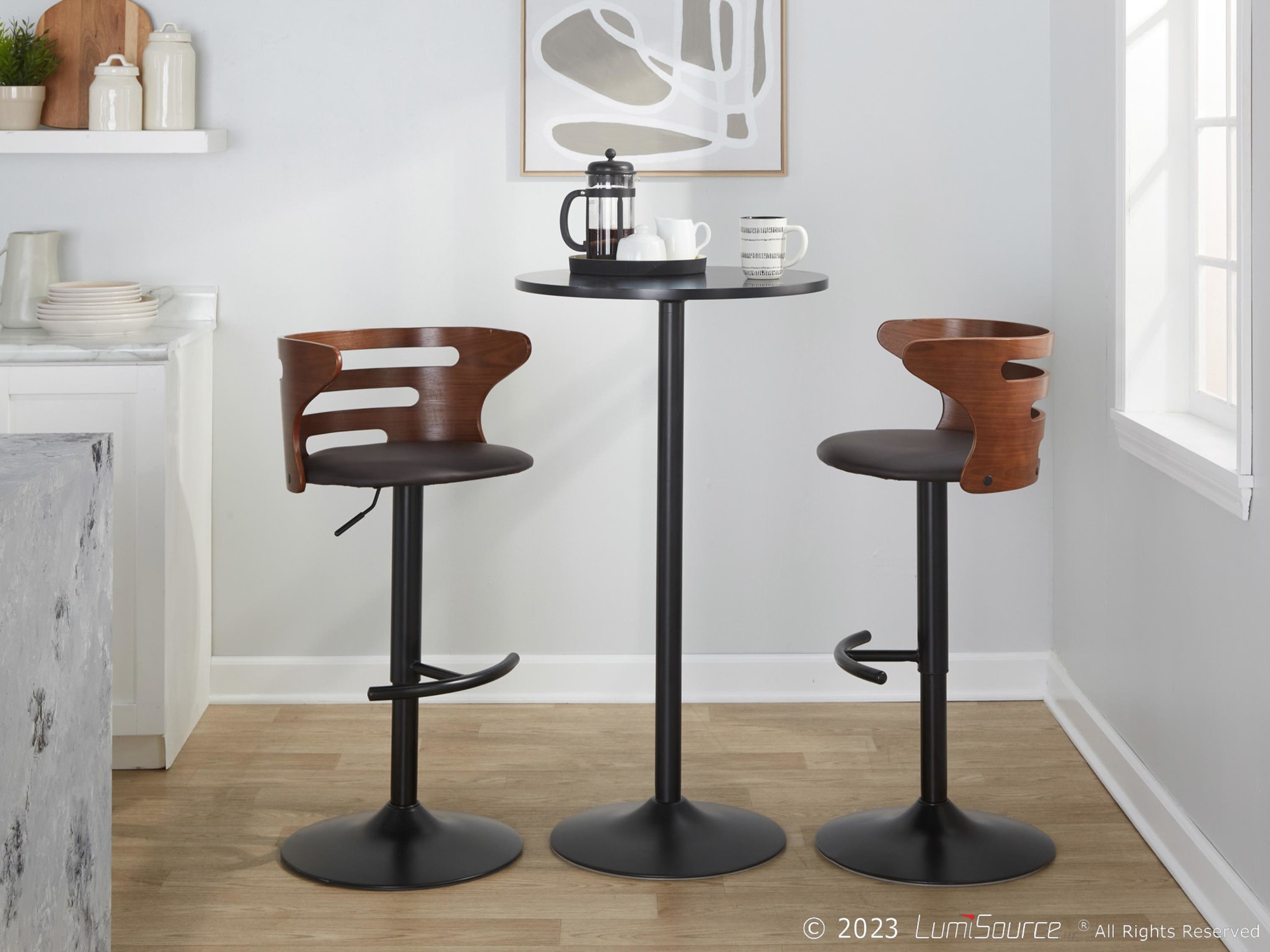Cosi-Mid-Century-Modern-Adjustable-Barstool-Black-Walnut-Brown-Set-of-2-2