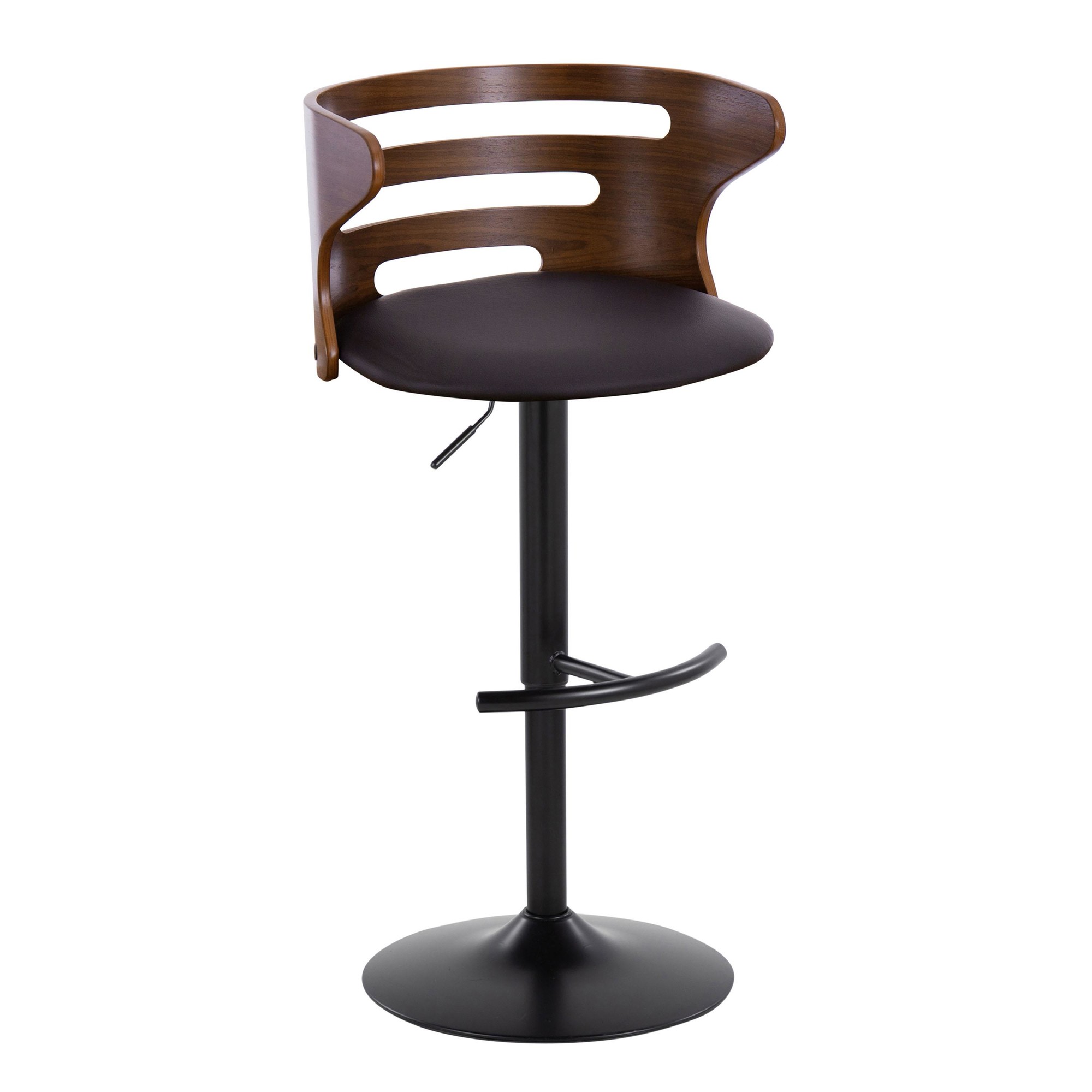 Cosi-Mid-Century-Modern-Adjustable-Barstool-Black-Walnut-Brown-Set-of-2-5