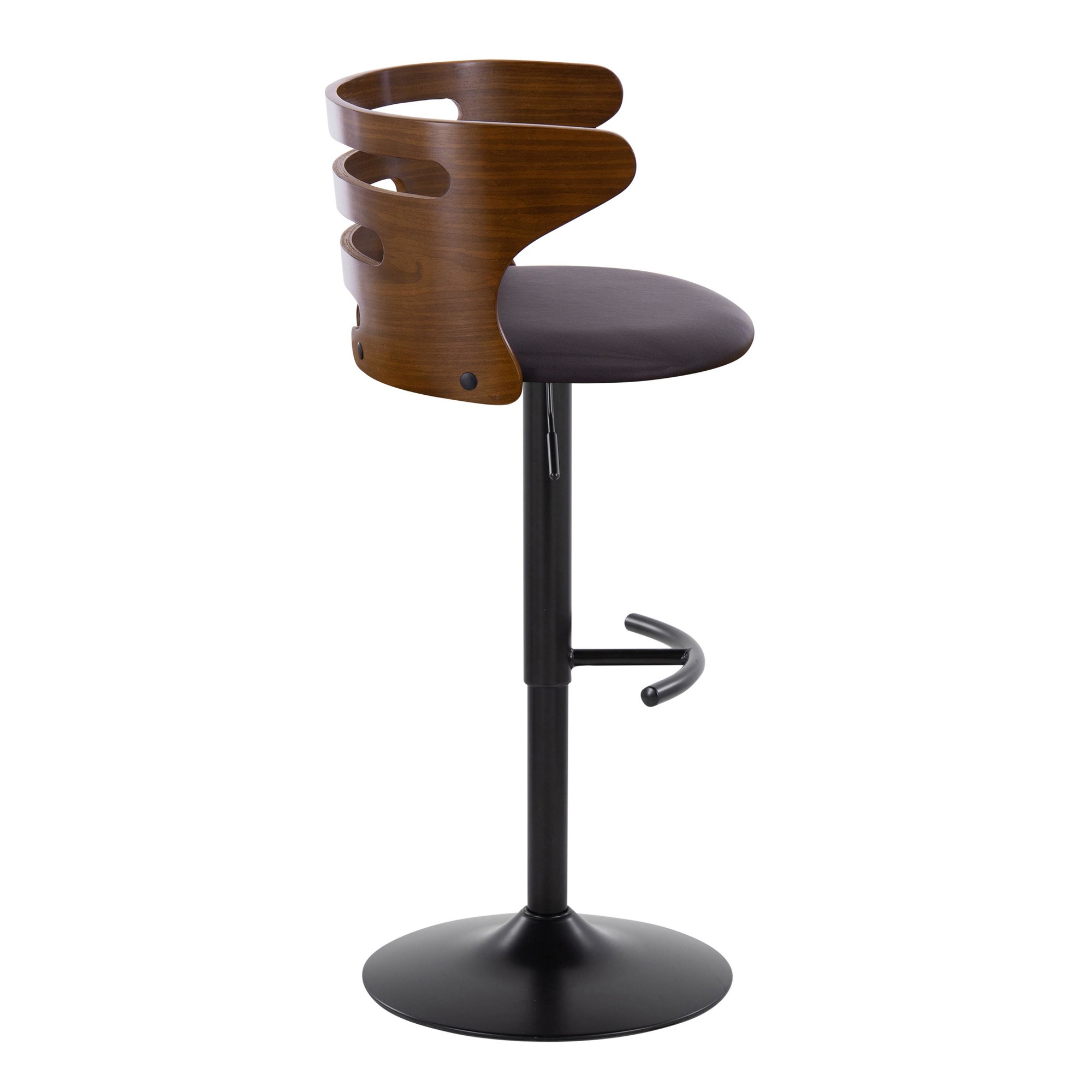 Cosi-Mid-Century-Modern-Adjustable-Barstool-Black-Walnut-Brown-Set-of-2-6