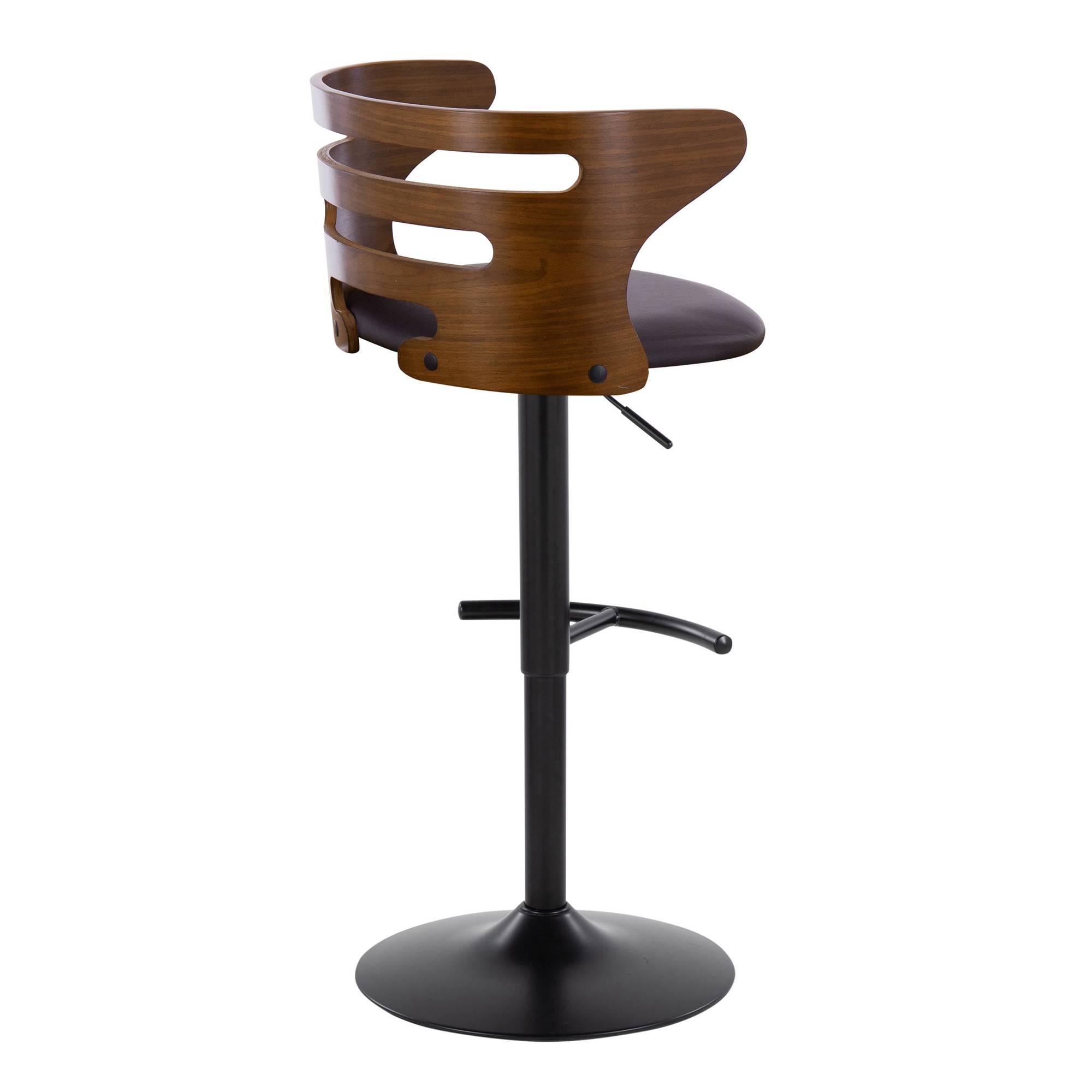 Cosi-Mid-Century-Modern-Adjustable-Barstool-Black-Walnut-Brown-Set-of-2-7