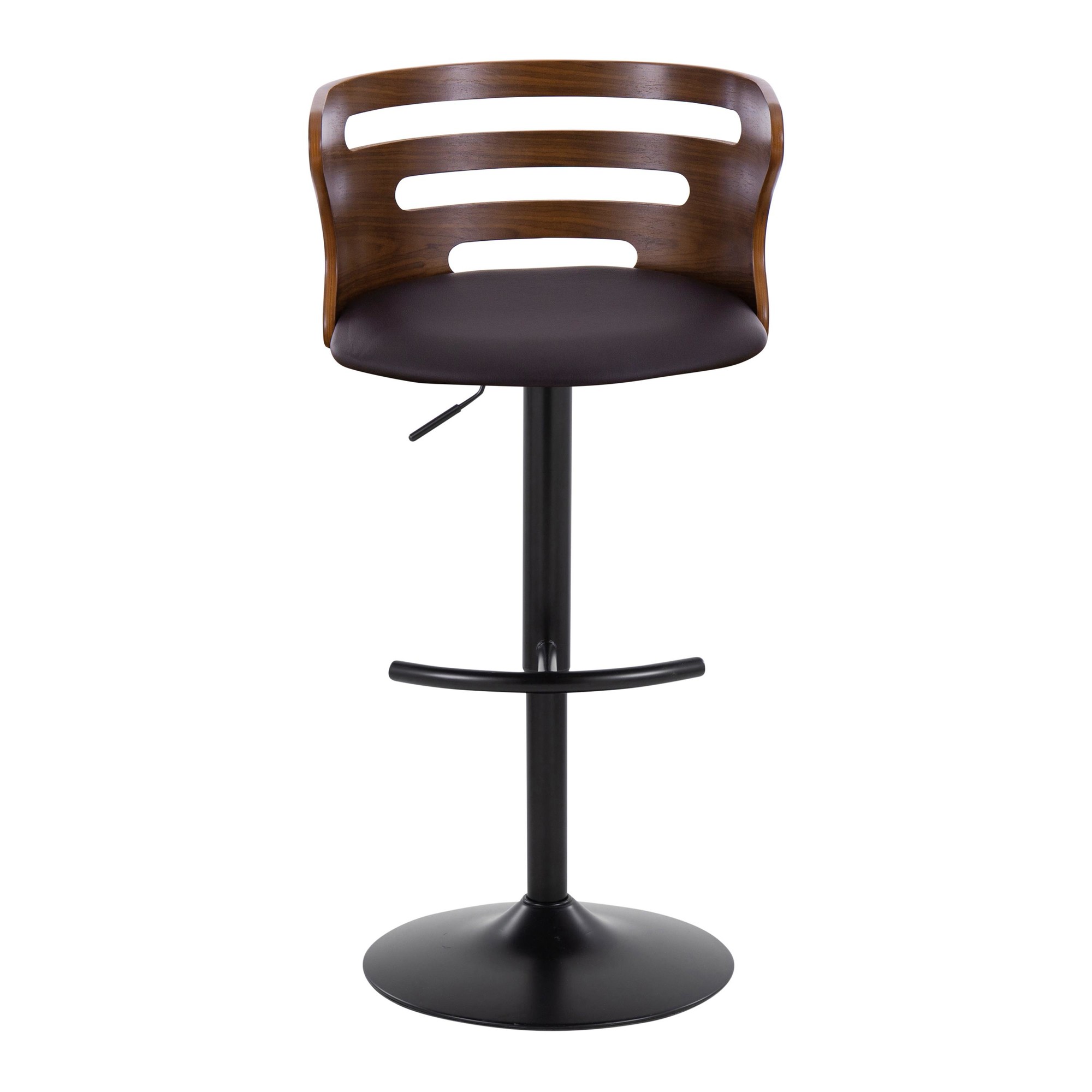 Cosi-Mid-Century-Modern-Adjustable-Barstool-Black-Walnut-Brown-Set-of-2-9