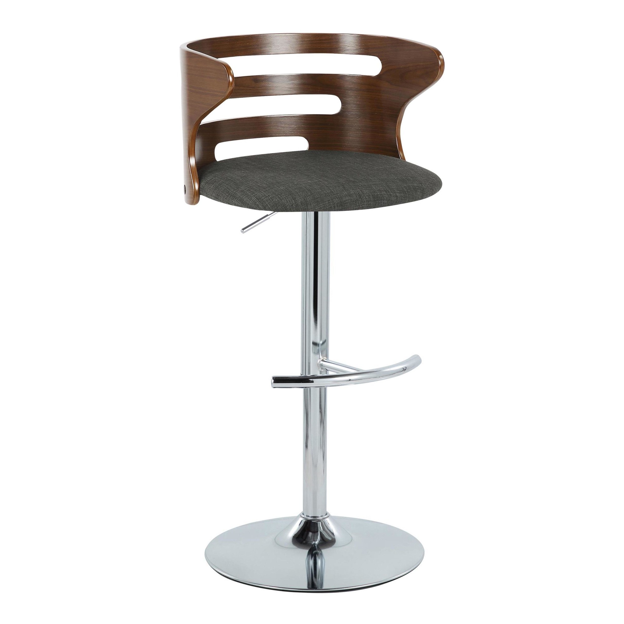 Cosi-Mid-Century-Modern-Adjustable-Swivel-Barstool-Chrome-Walnut-Charcoal-Set-of-2-5