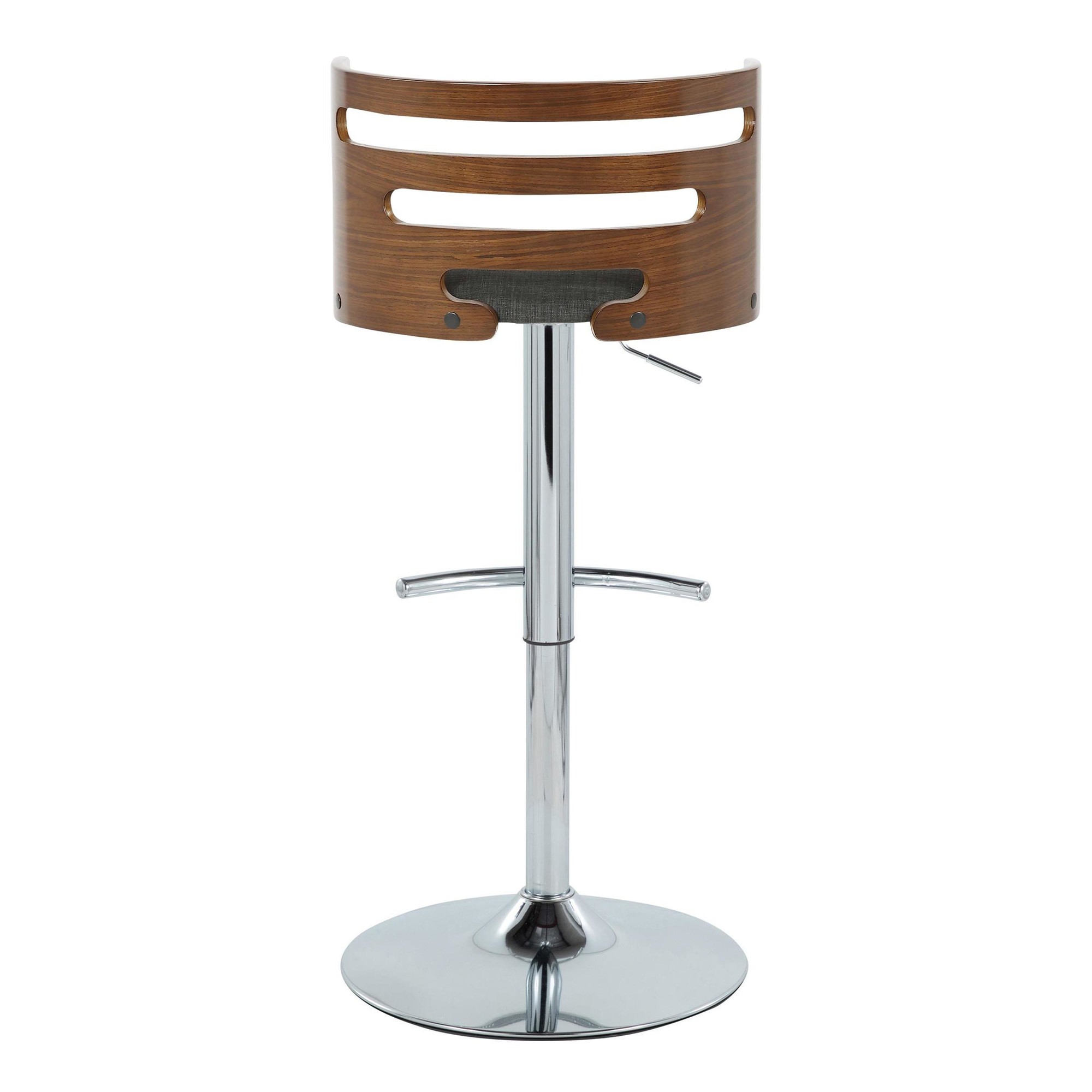 Cosi-Mid-Century-Modern-Adjustable-Swivel-Barstool-Chrome-Walnut-Charcoal-Set-of-2-8