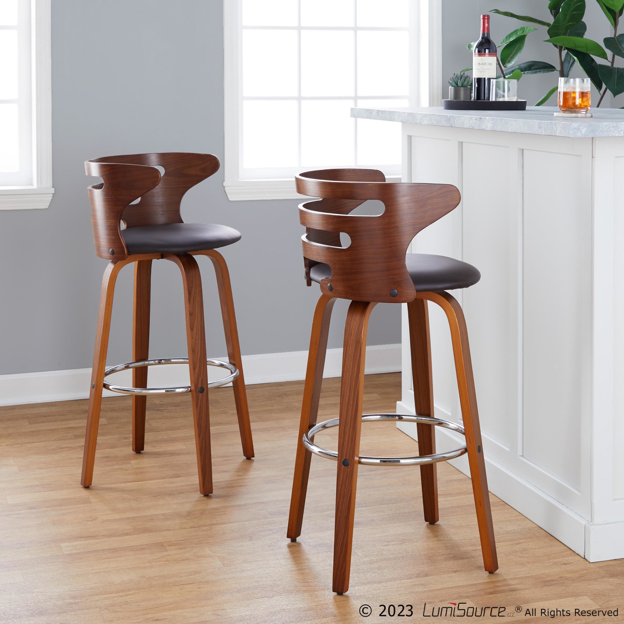 Cosini-30-Mid-Century-Modern-Walnut-Brown-Swivel-Barstool-Set-of-2-1