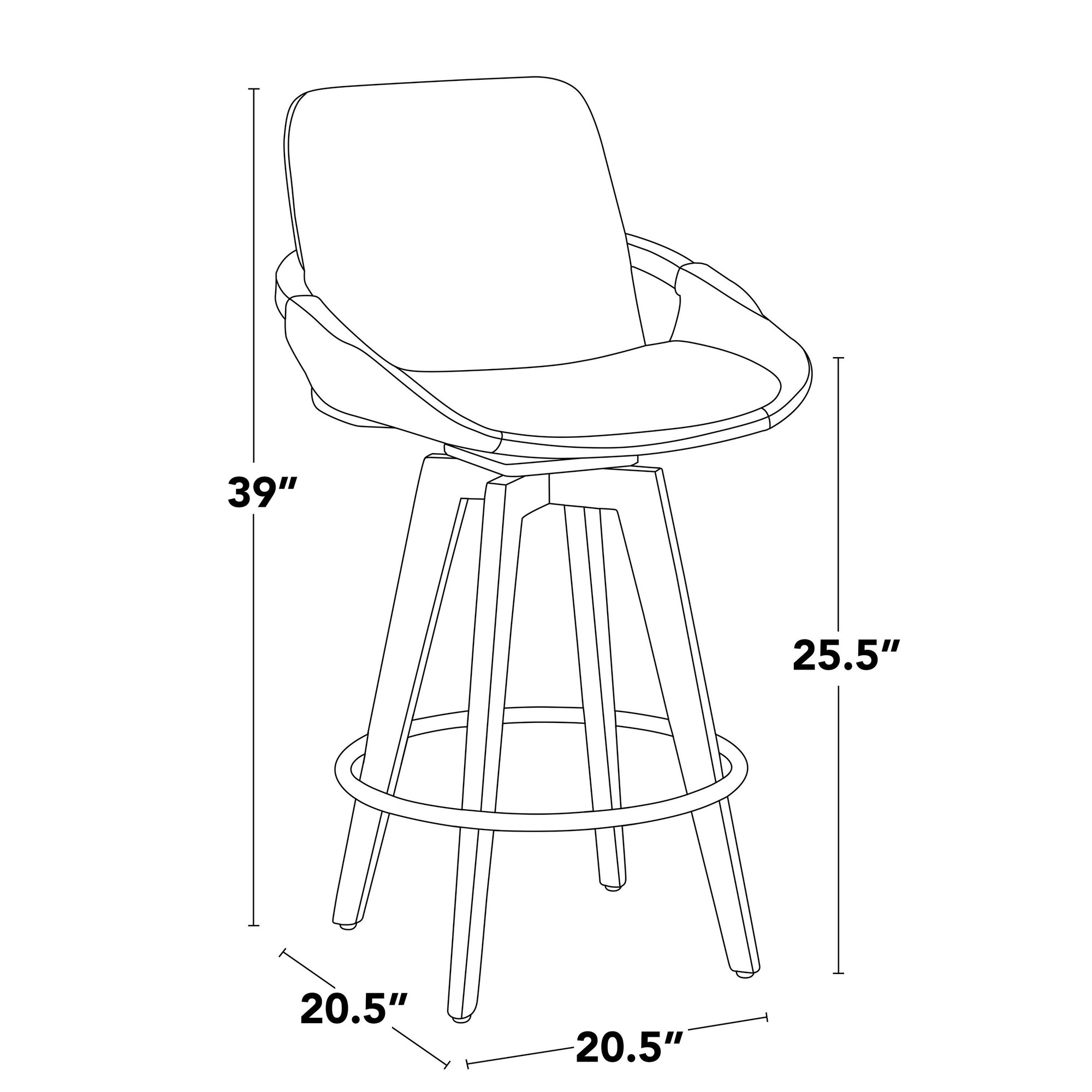 Cosmo-26-Contemporary-Black-Bamboo-Swivel-Counter-Stool-Set-of-2-7