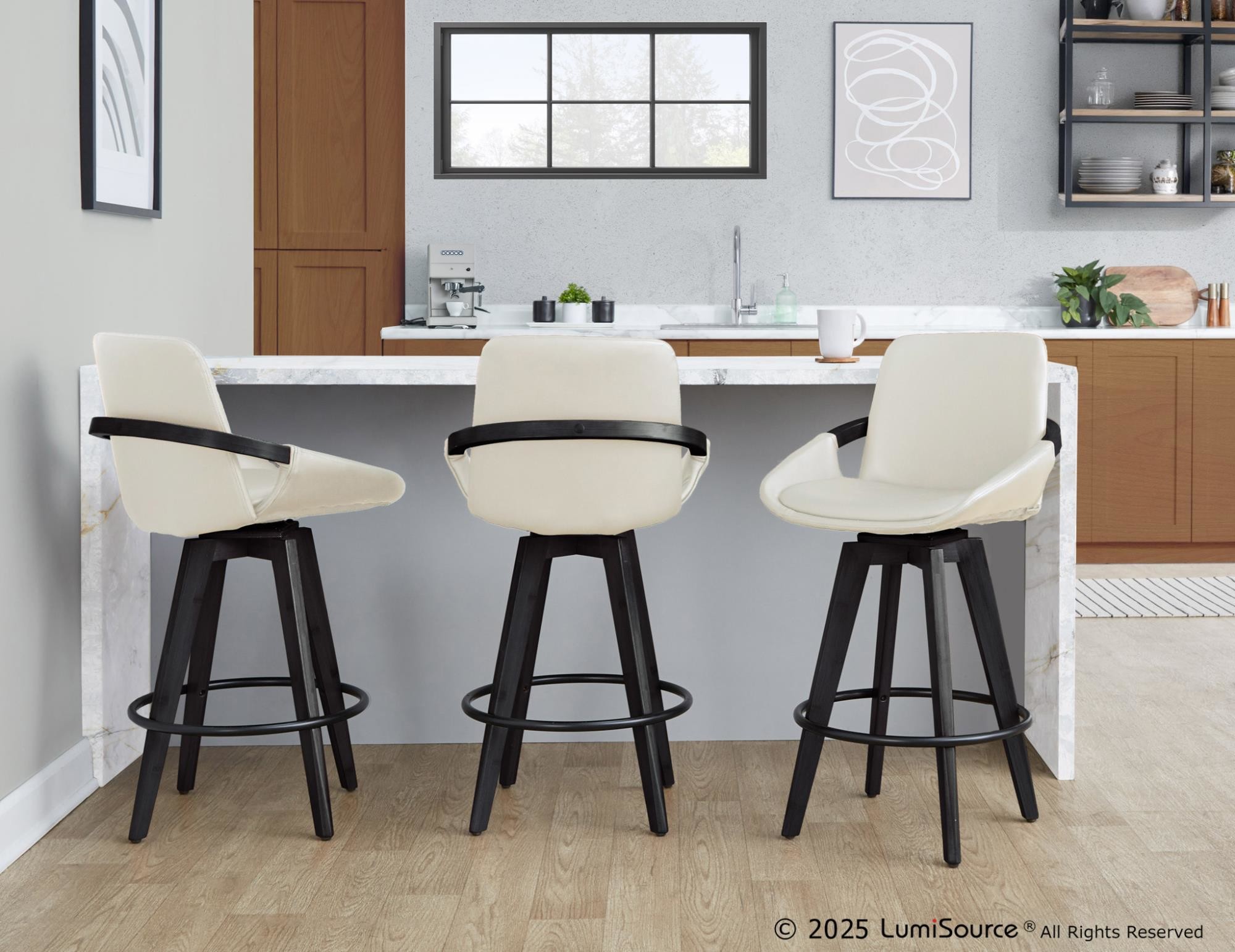 Cosmo-26-Contemporary-Black-Bamboo-Swivel-Counter-Stool-Set-of-2
