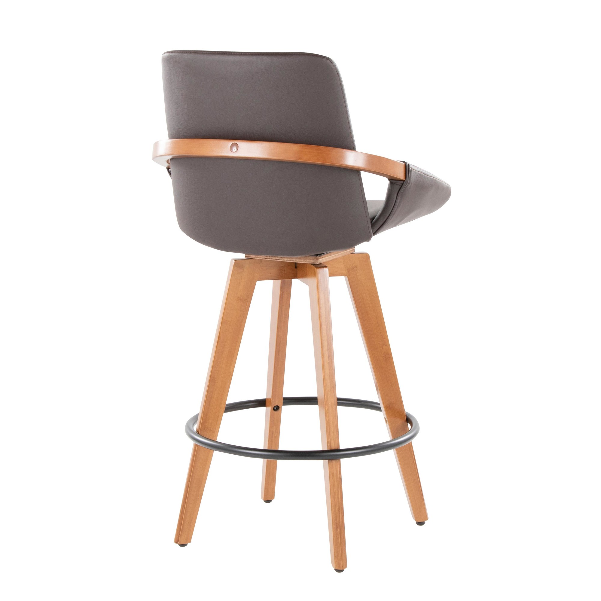 Cosmo-26-Inch-Mid-Century-Swivel-Counter-Stool-Walnut-Bamboo-4