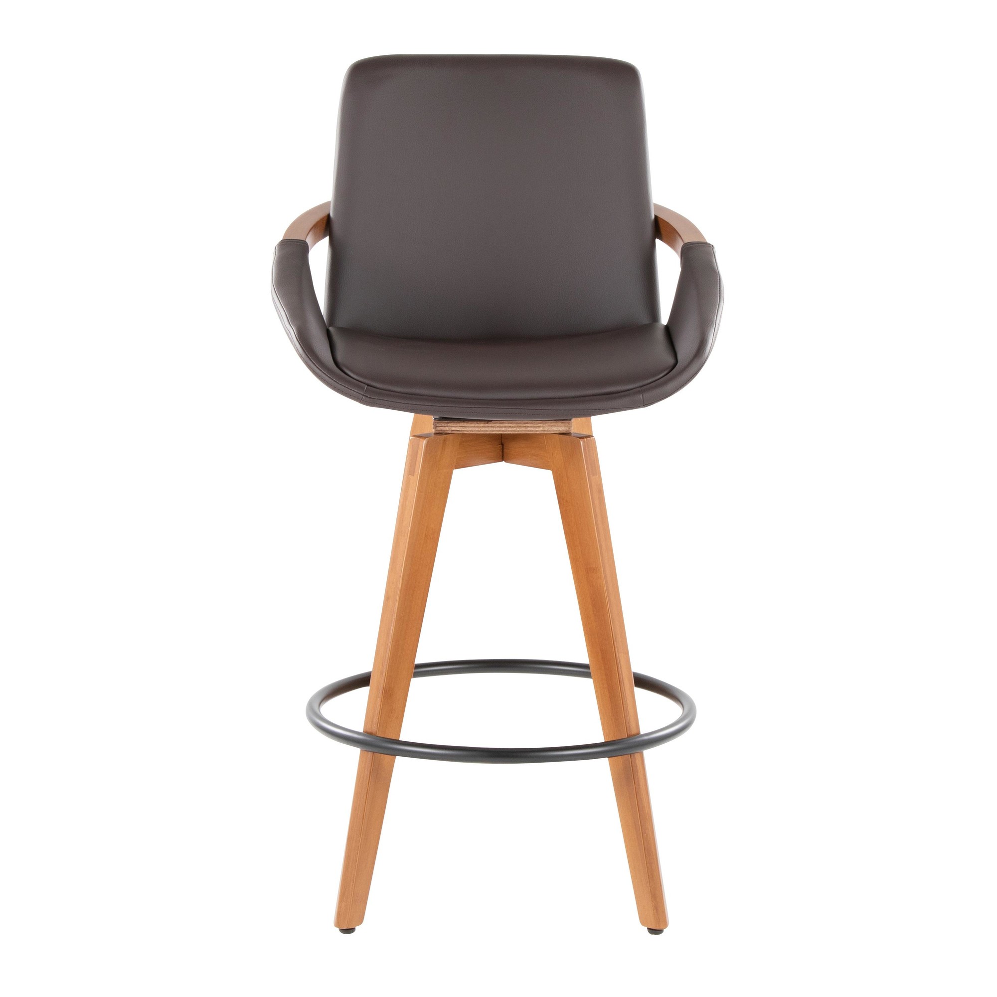 Cosmo-26-Inch-Mid-Century-Swivel-Counter-Stool-Walnut-Bamboo-6