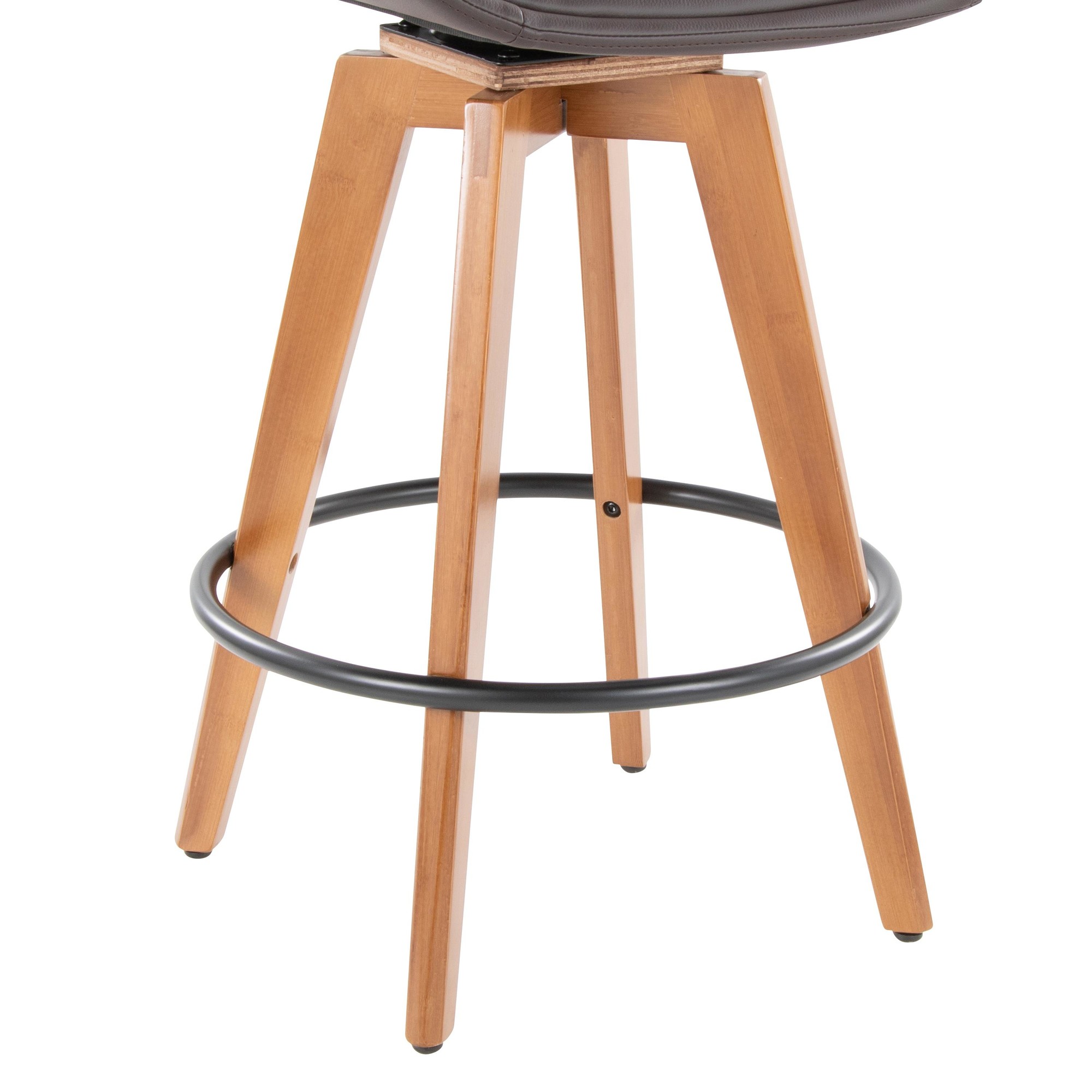 Cosmo-26-Inch-Mid-Century-Swivel-Counter-Stool-Walnut-Bamboo-8