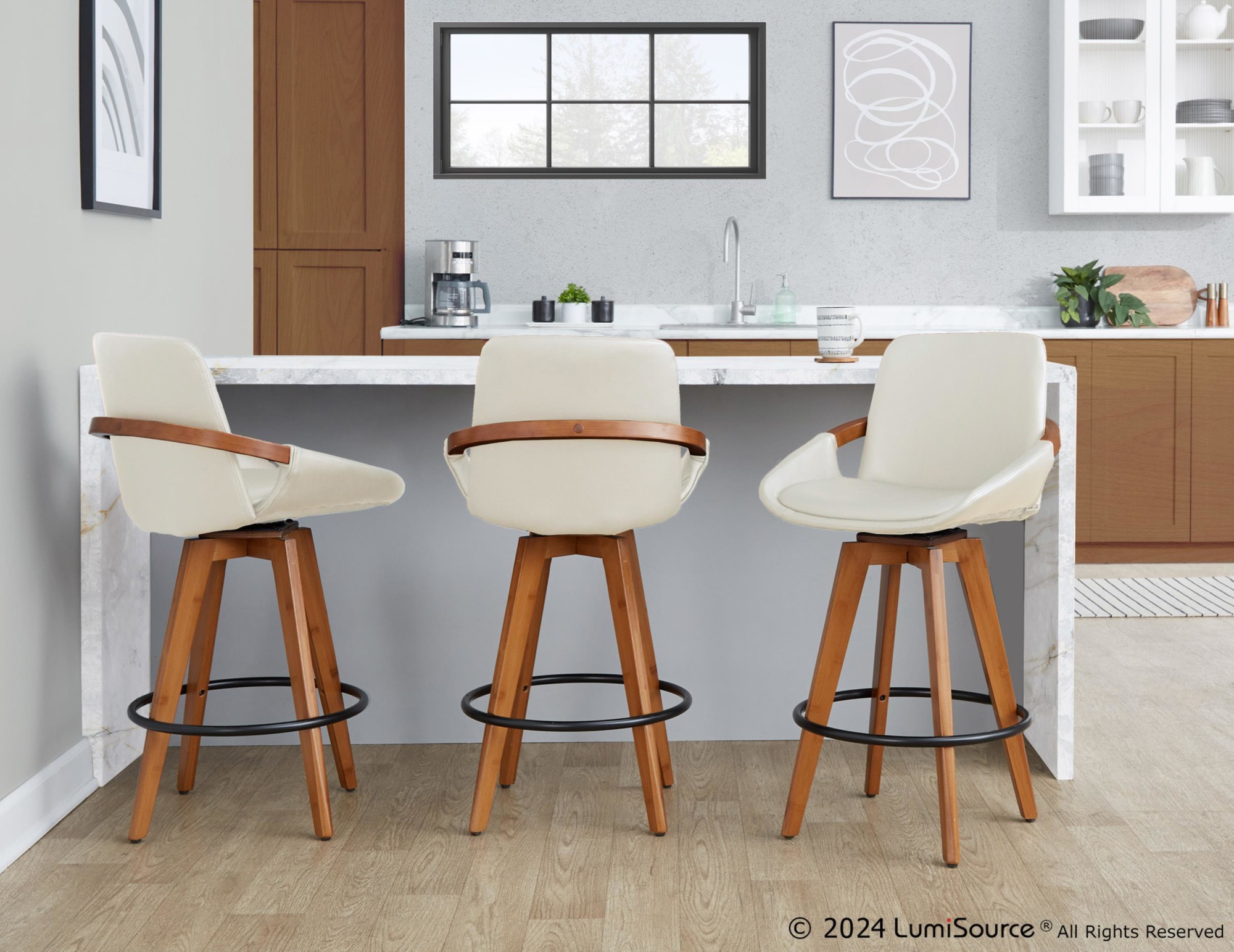 Cosmo-26-Inch-Walnut-and-Cream-Mid-Century-Modern-Counter-Stool-1
