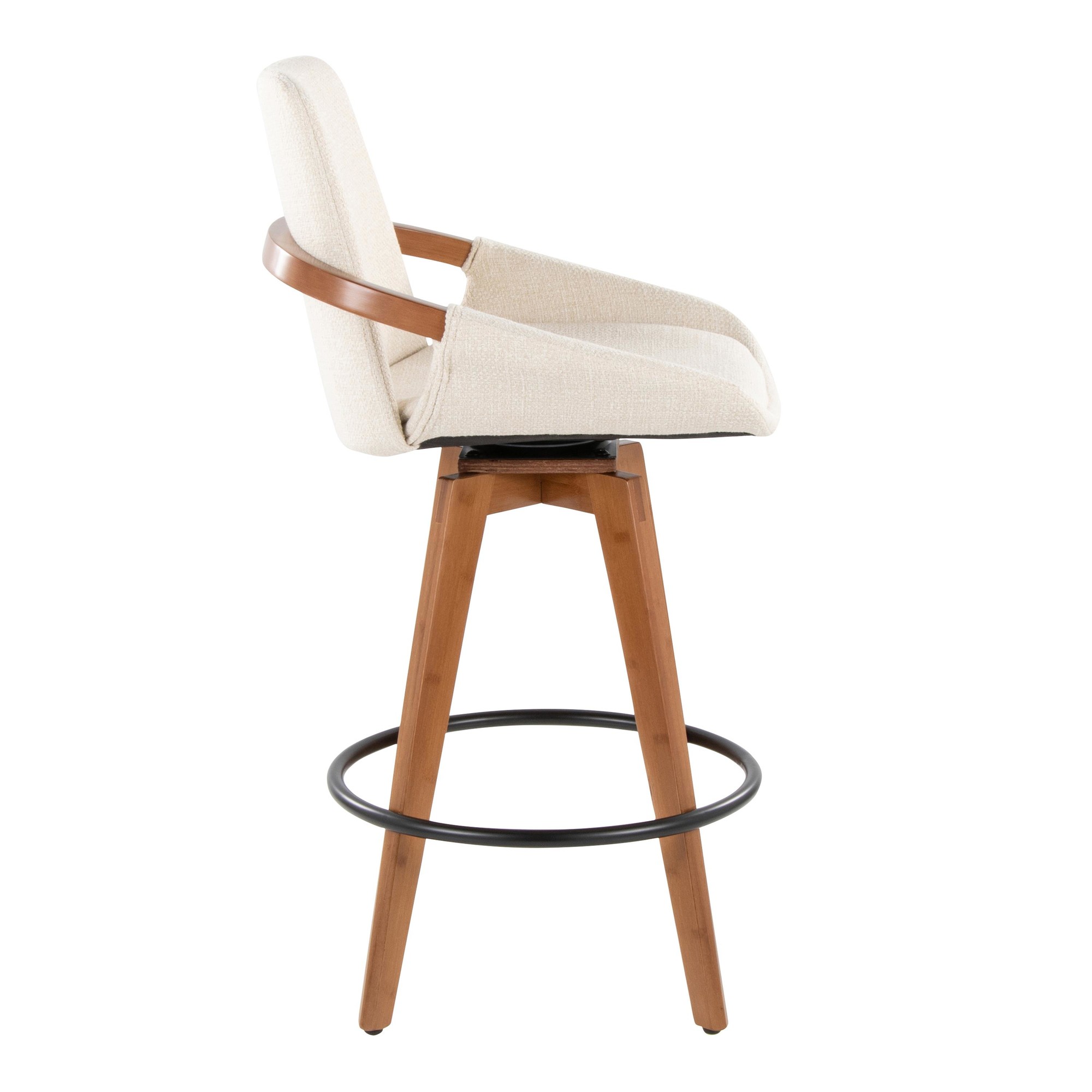 Cosmo-26-Mid-Century-Walnut-Bamboo-Swivel-Counter-Stool-3