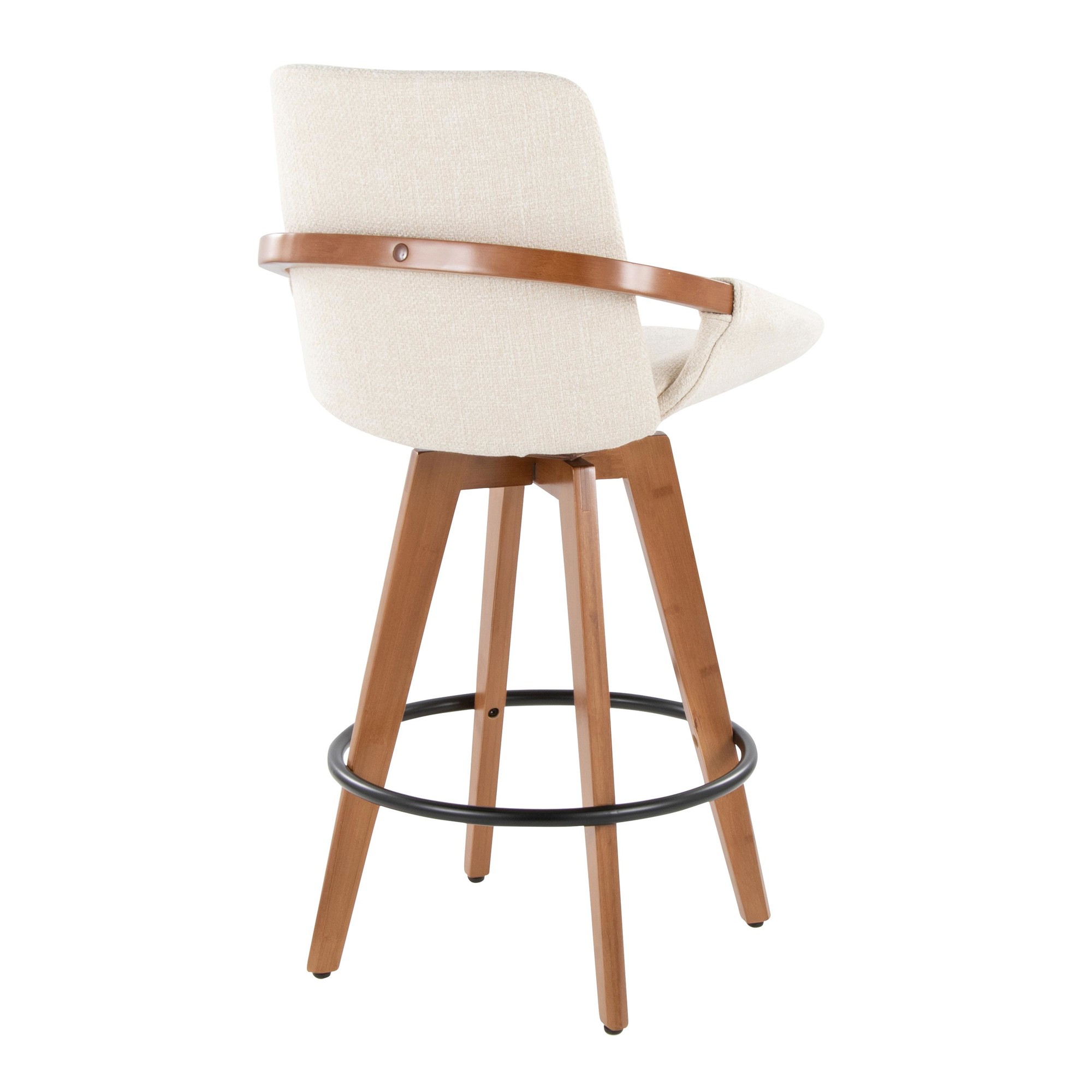 Cosmo-26-Mid-Century-Walnut-Bamboo-Swivel-Counter-Stool-4