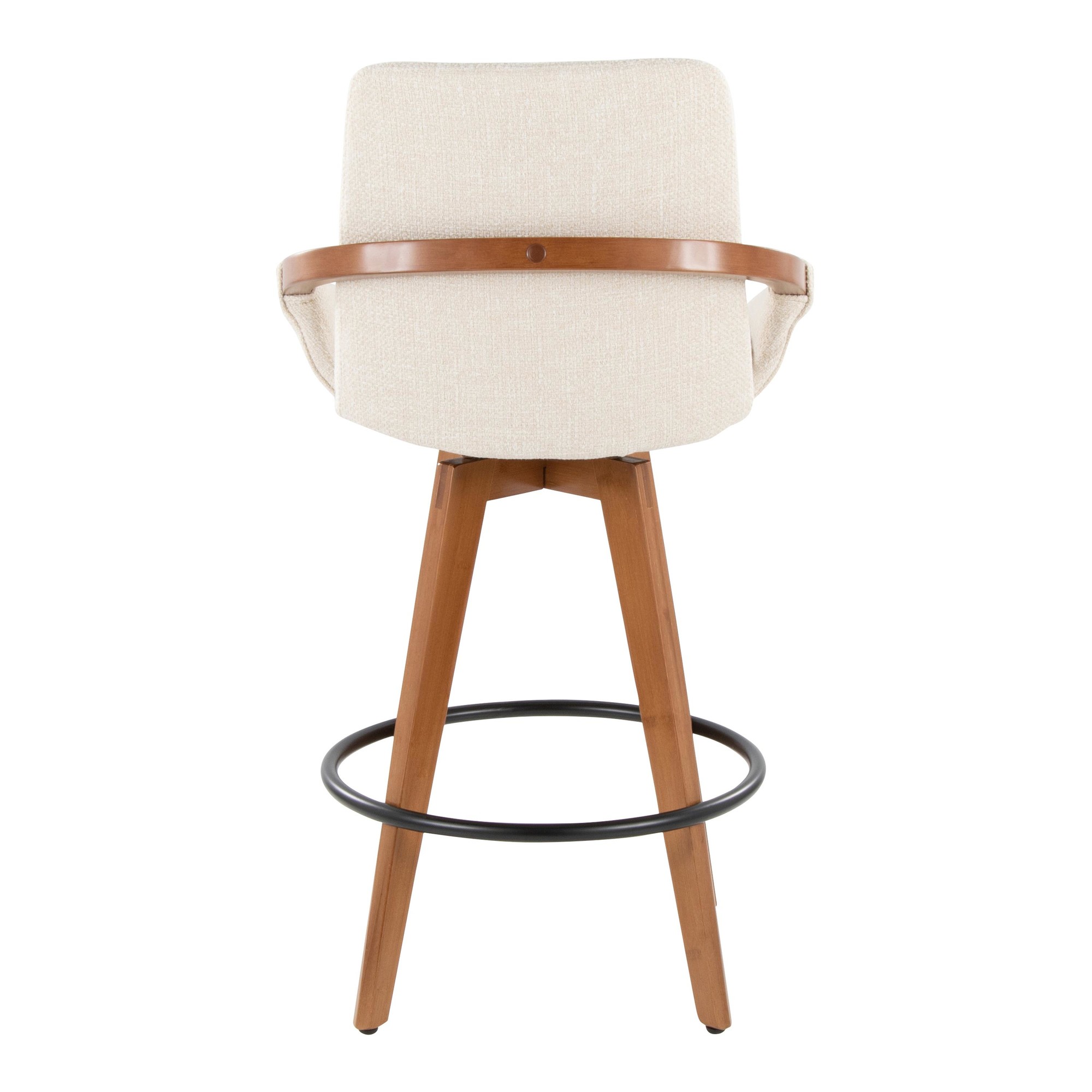 Cosmo-26-Mid-Century-Walnut-Bamboo-Swivel-Counter-Stool-5