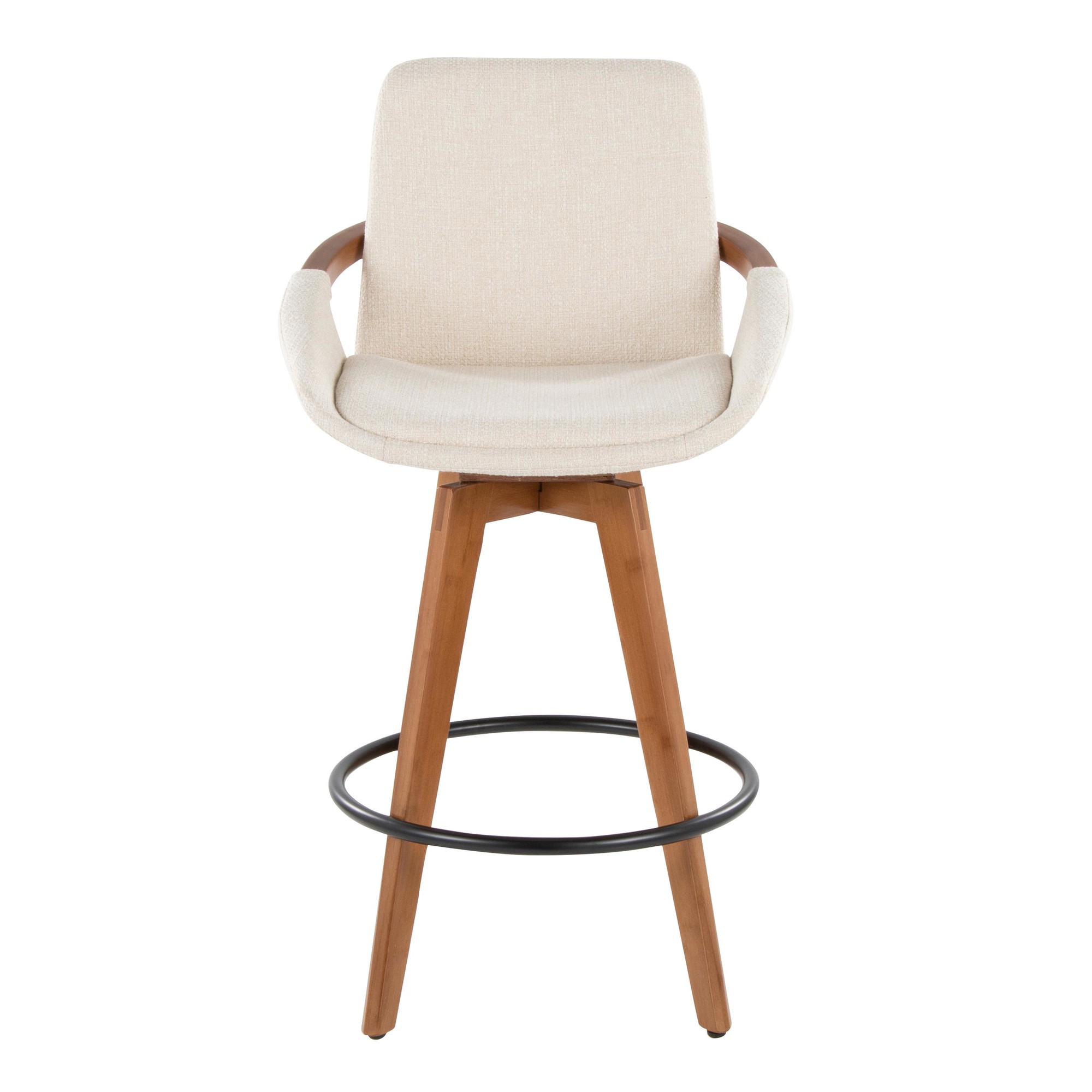 Cosmo-26-Mid-Century-Walnut-Bamboo-Swivel-Counter-Stool-6