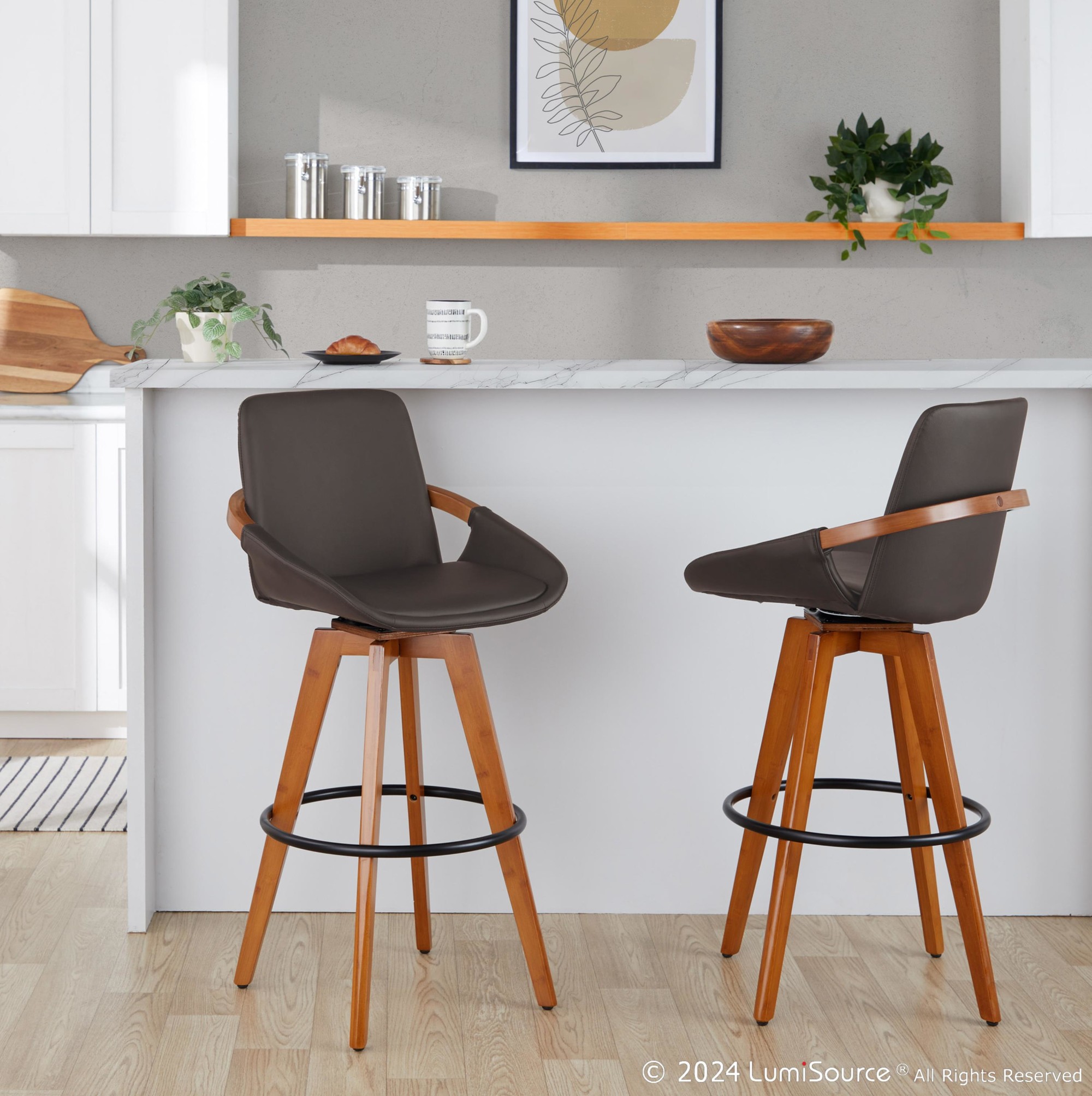 Cosmo-29-Inch-Mid-Century-Modern-Swivel-Barstool-Walnut-Bamboo-1