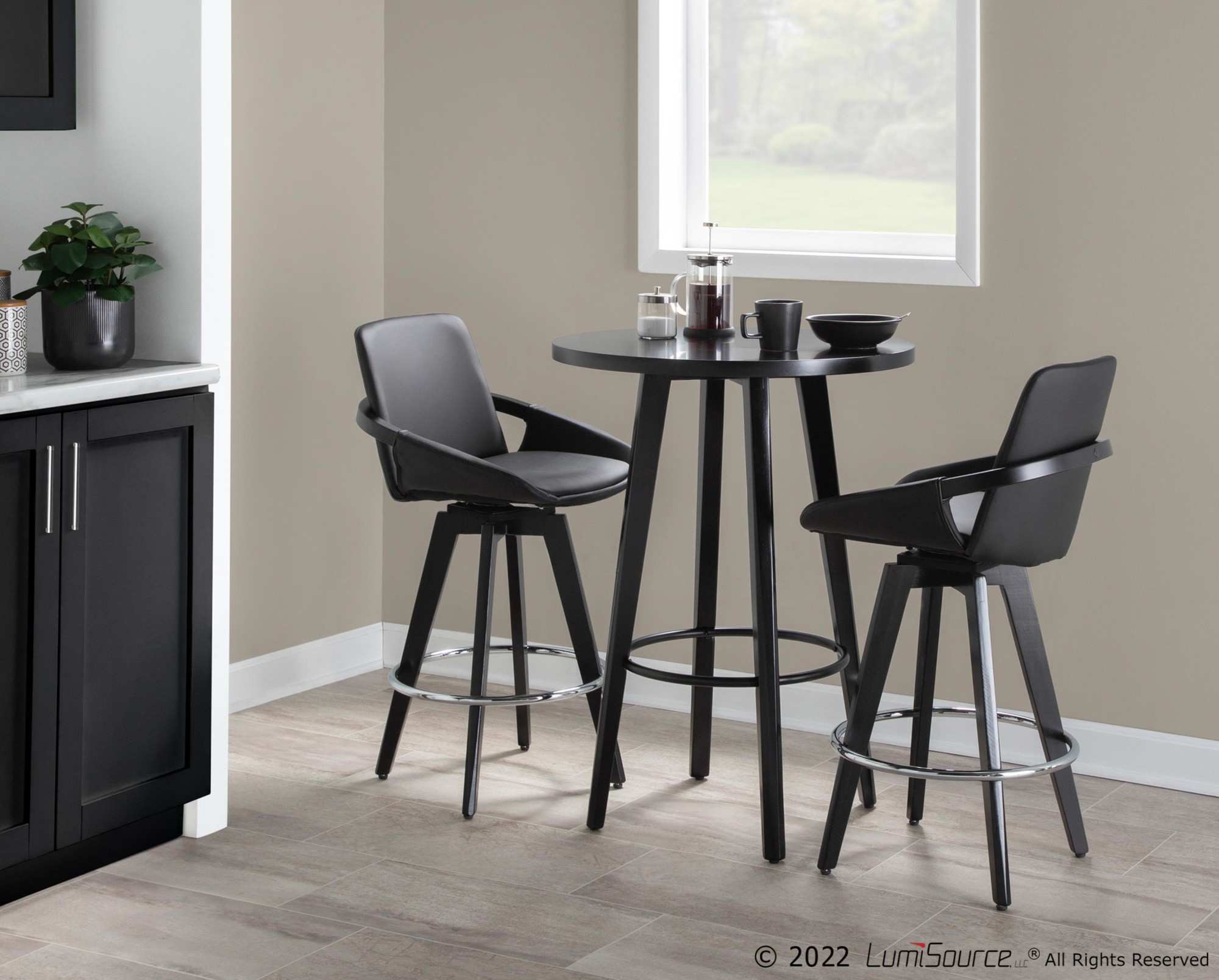 Cosmo-Black-Faux-Leather-Contemporary-Swivel-Counter-Stools-Set-of-2-1