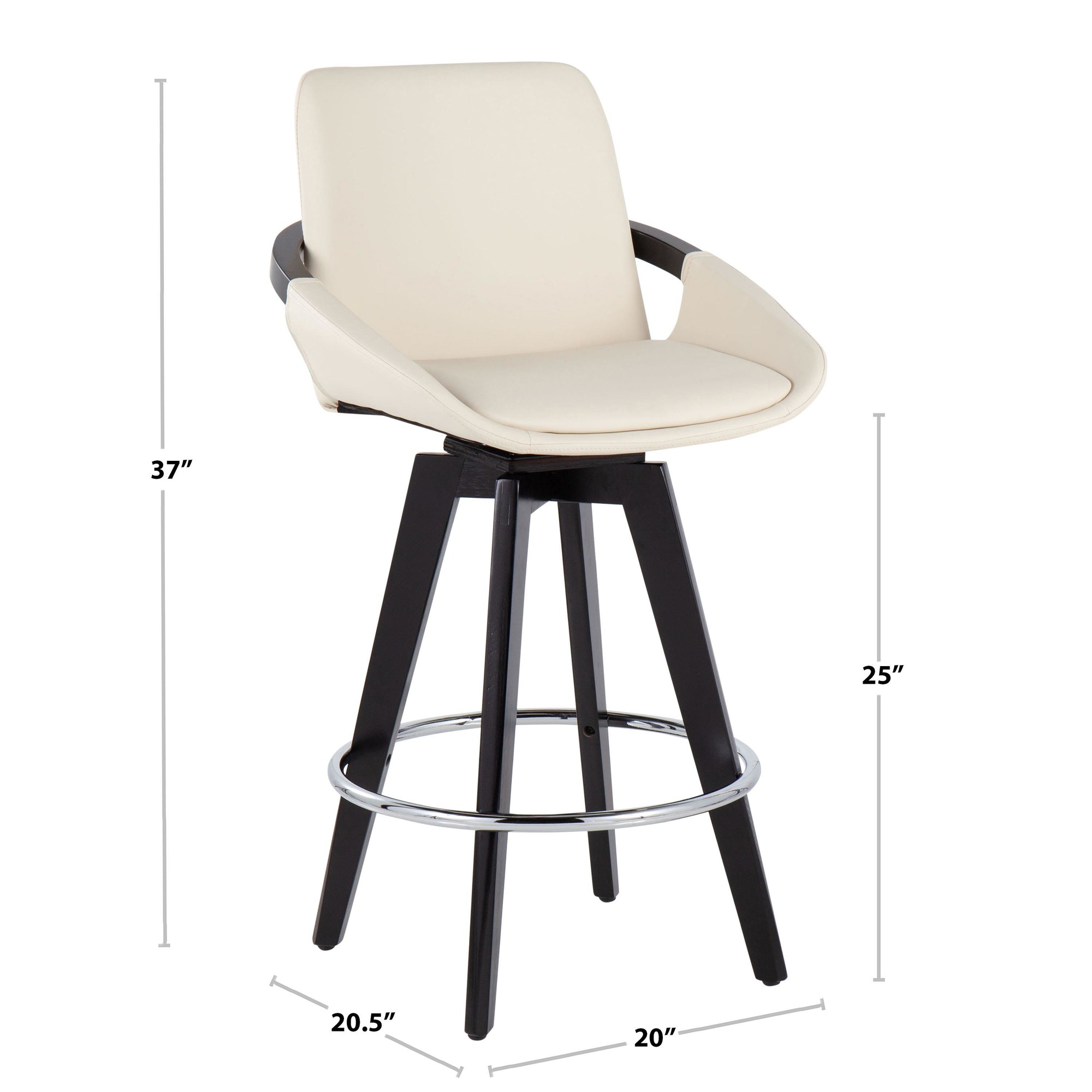 Cosmo-Black-Faux-Leather-Contemporary-Swivel-Counter-Stools-Set-of-2-10