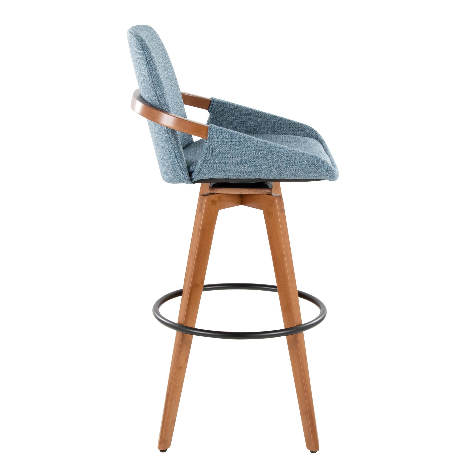 Cosmo-Mid-Century-Blue-Noise-29-Inch-Swivel-Barstool-3
