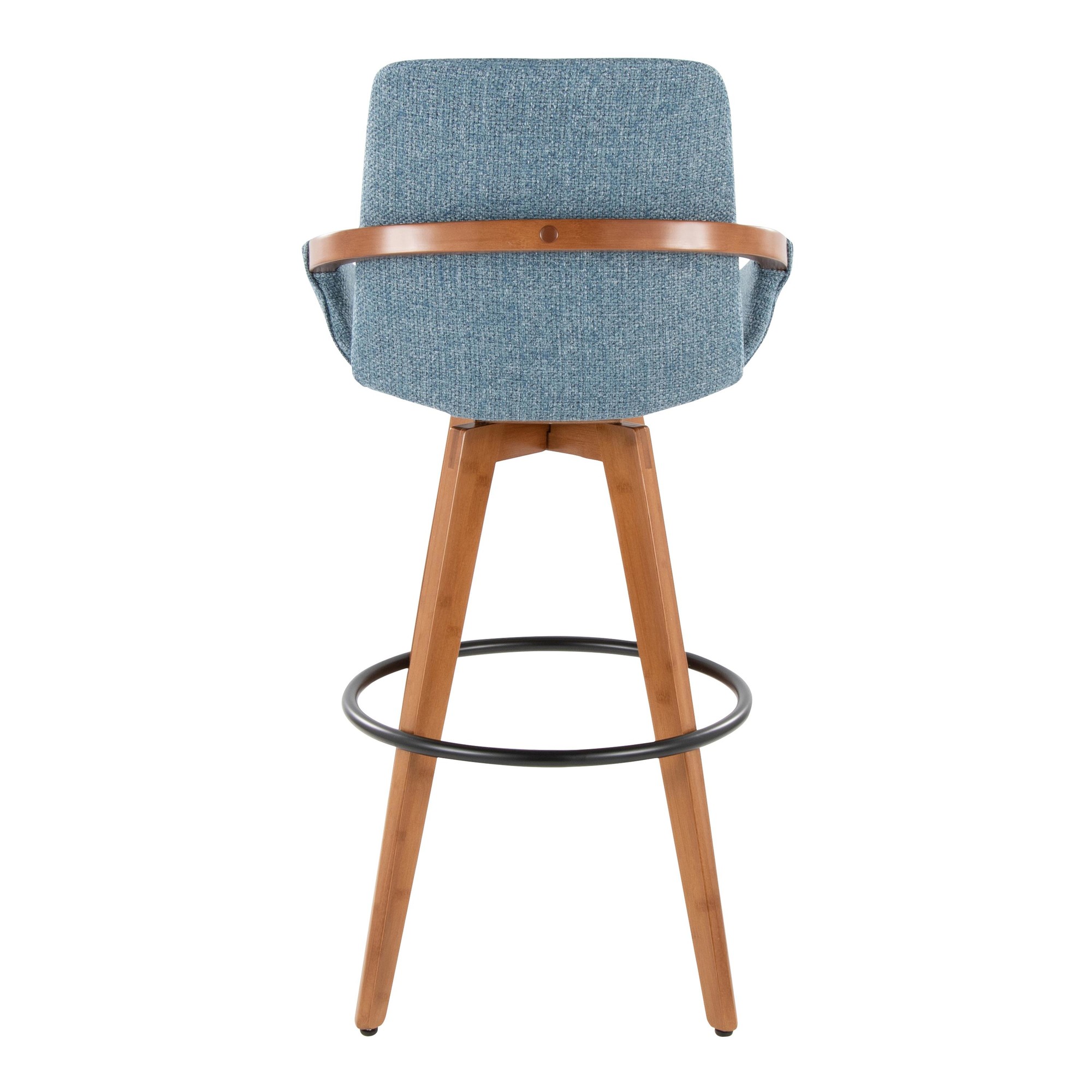 Cosmo-Mid-Century-Blue-Noise-29-Inch-Swivel-Barstool-5