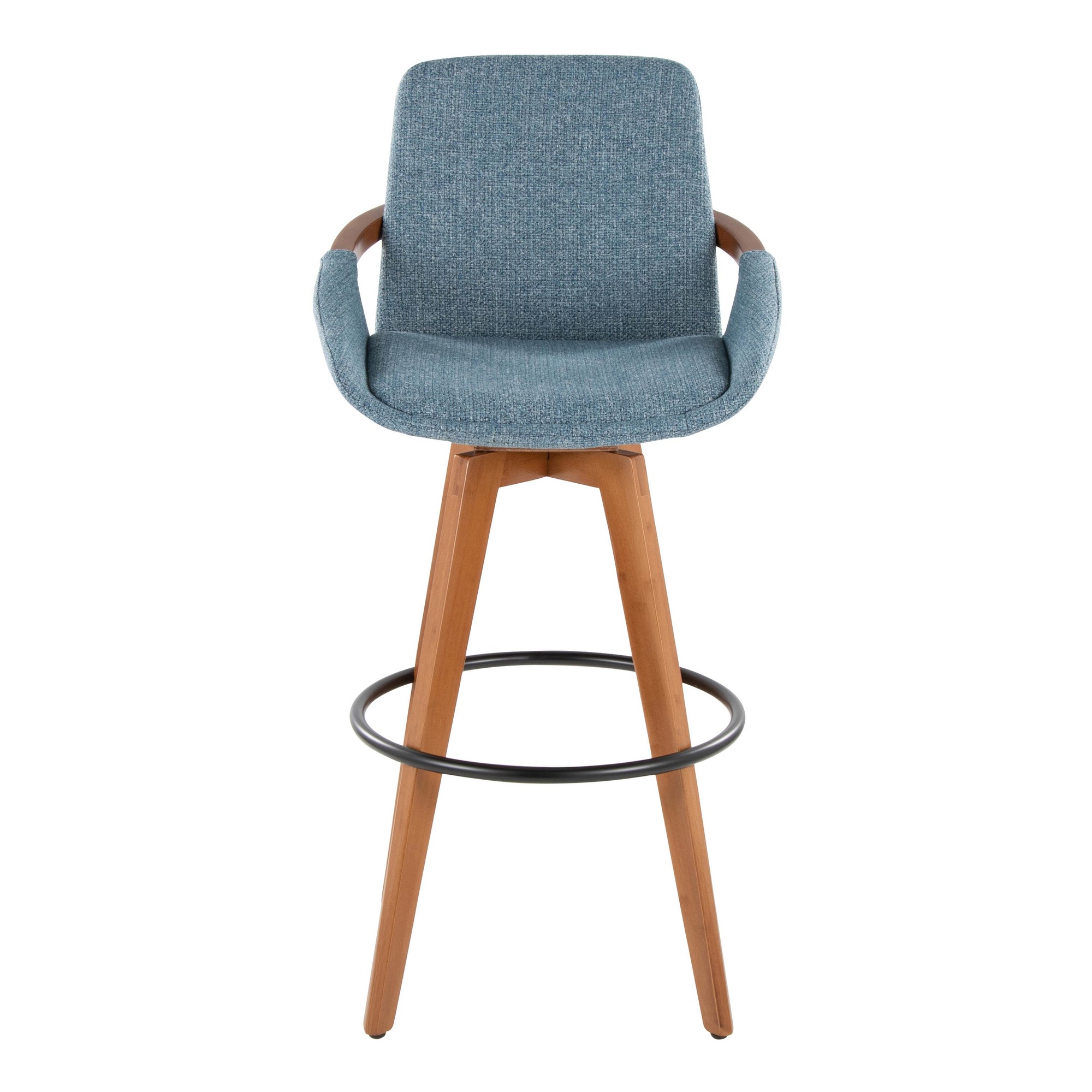 Cosmo-Mid-Century-Blue-Noise-29-Inch-Swivel-Barstool-6