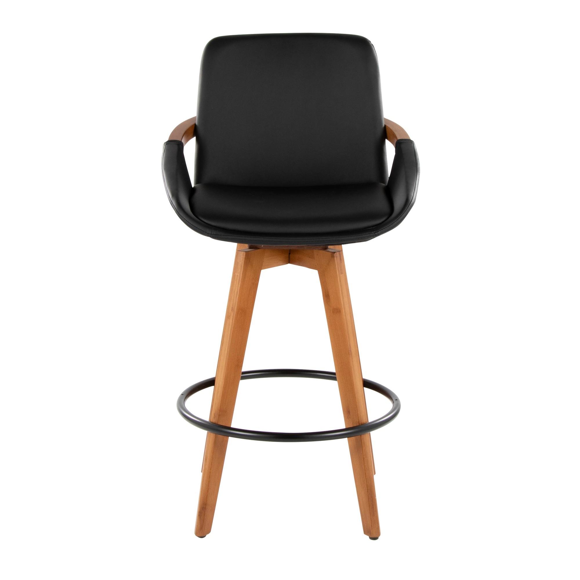Cosmo-Mid-Century-Walnut-and-Black-Faux-Leather-Counter-Stool-8